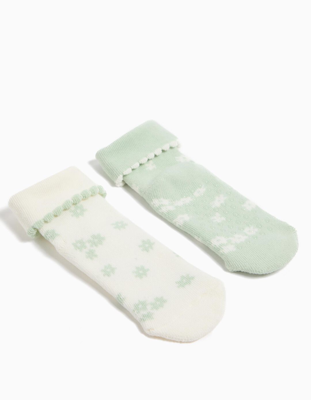 Pack 2 Pares de Meias Antiderrapantes, Menina, Multicor