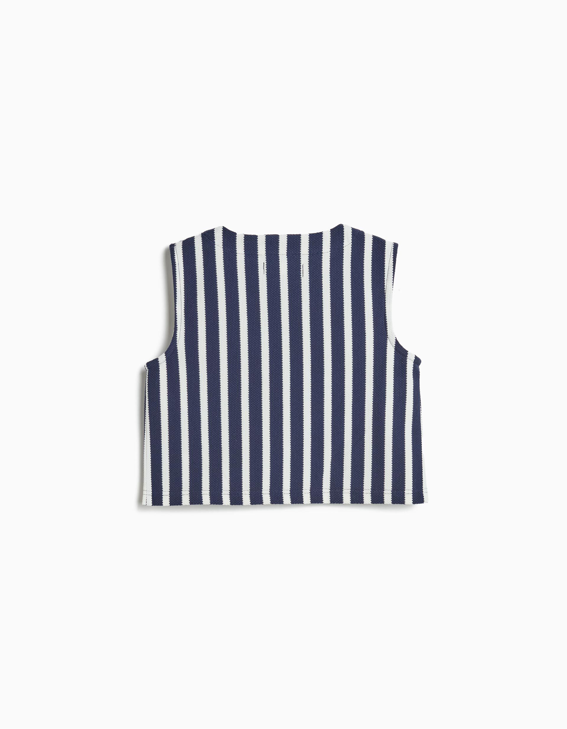 Comprar Online Top Riscas, Menina, Azul Escuro