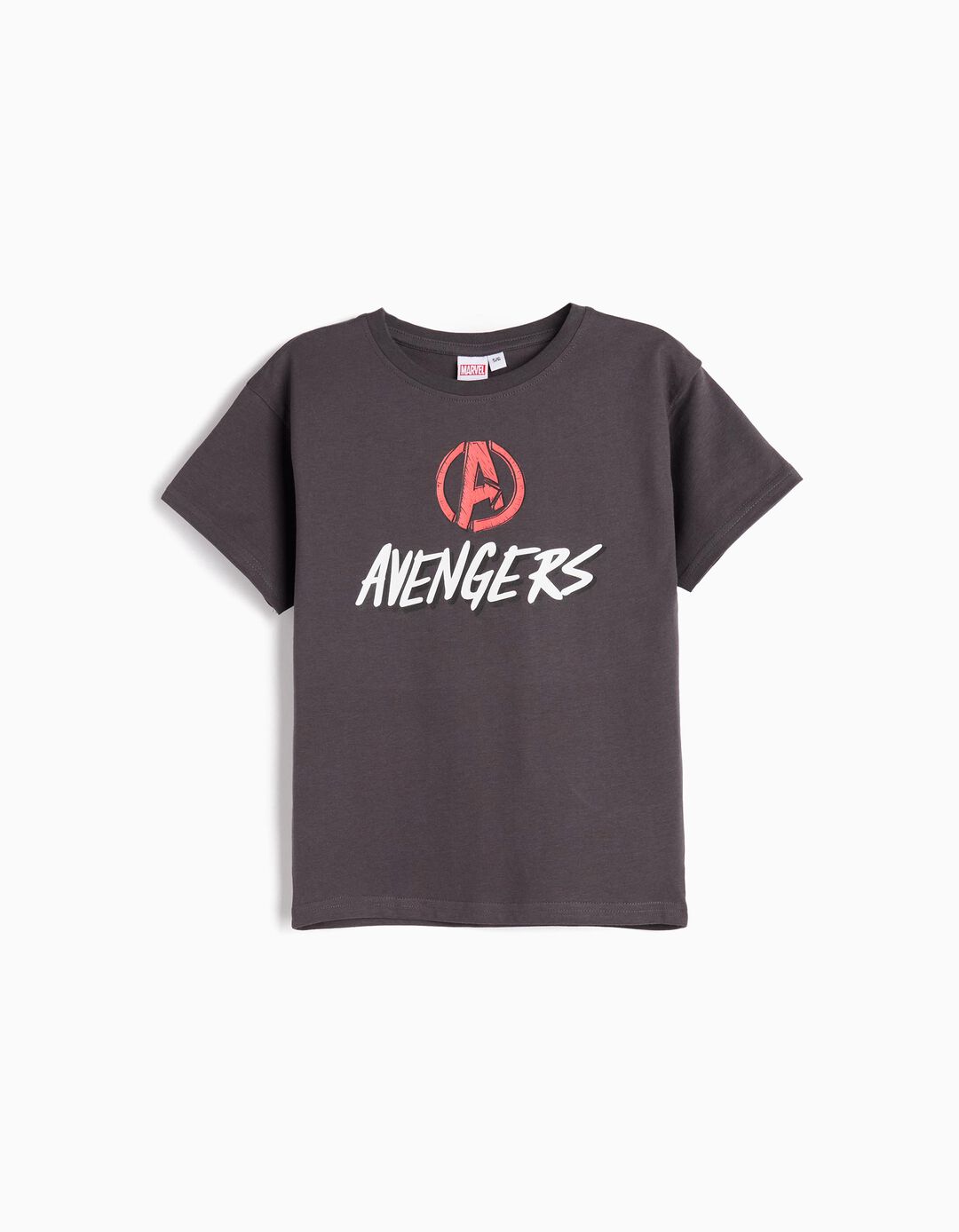 T-shirt 'Avengers', Menino, Cinzento Escuro