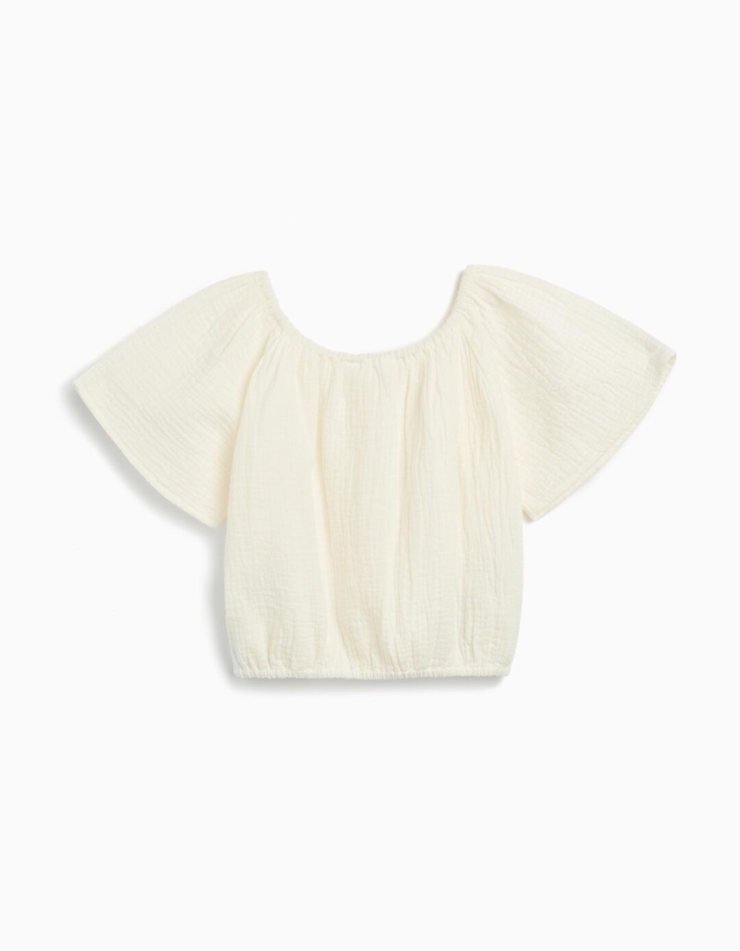 Blusa, Menina, Branco