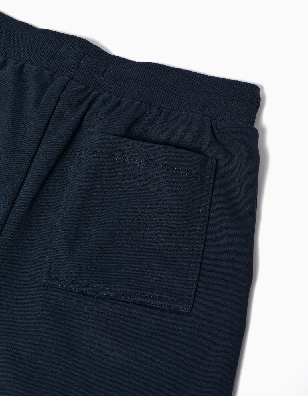Calções Fleece, Menino, Azul Escuro