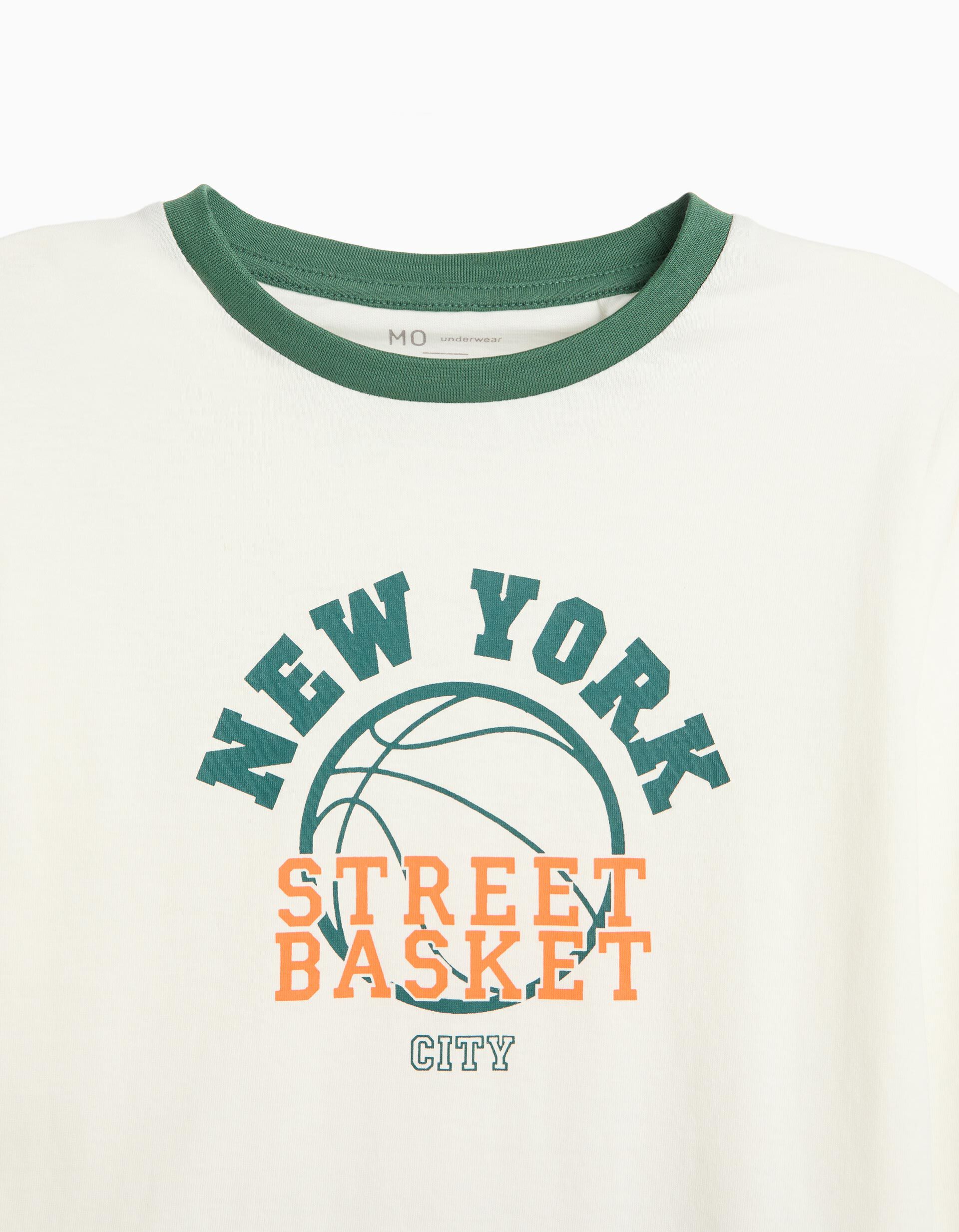 Comprar Online Pijama Jersey, Menino, Branco