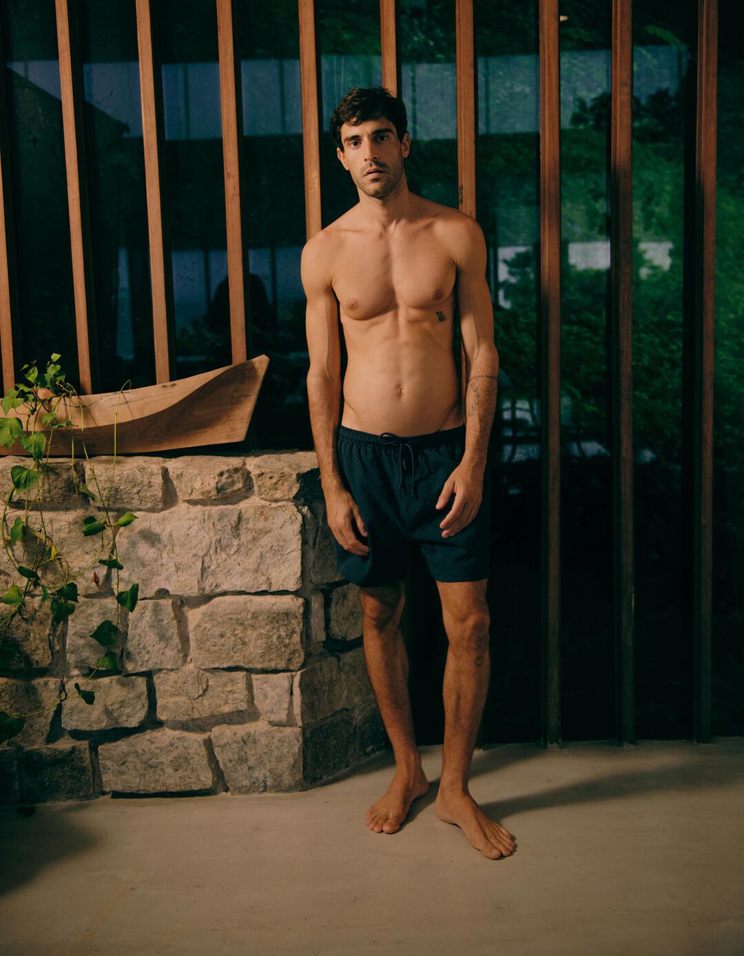 Cal&ccedil;&otilde;es, Homem, Azul Escuro