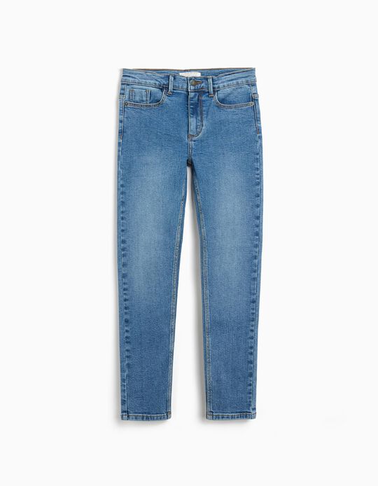 Comprar Online Calças de Ganga 'Slim fit', Menino, Azul Claro 