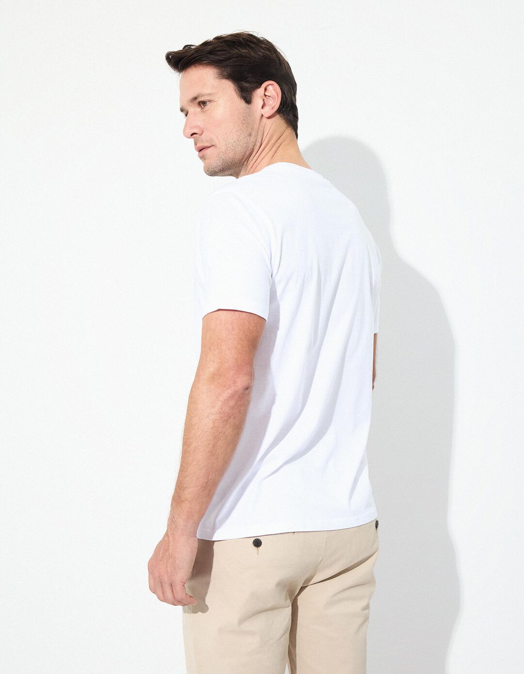 T-shirt Jersey, Homem, Branco