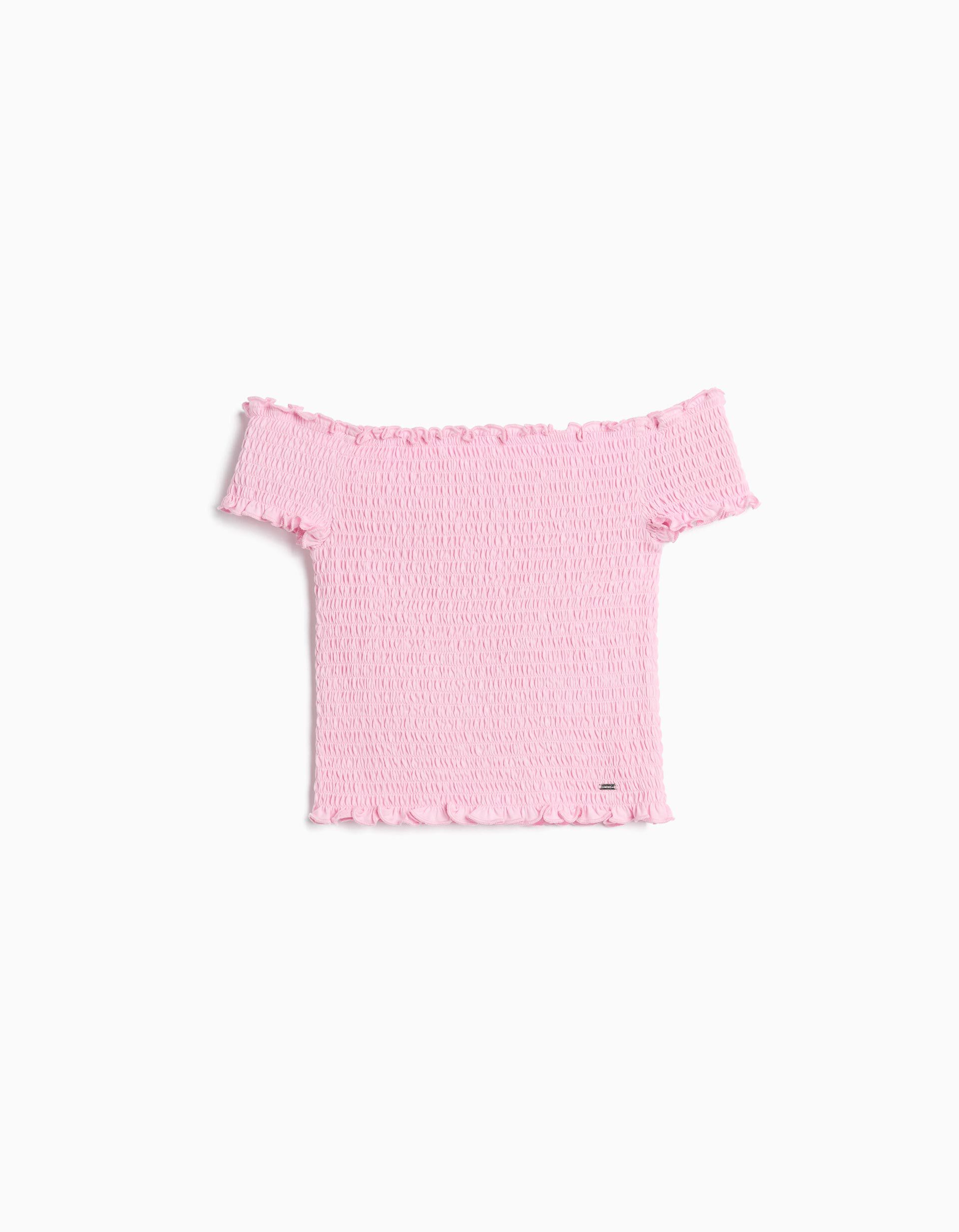 Comprar Online Top Smock, Menina, Rosa Claro
