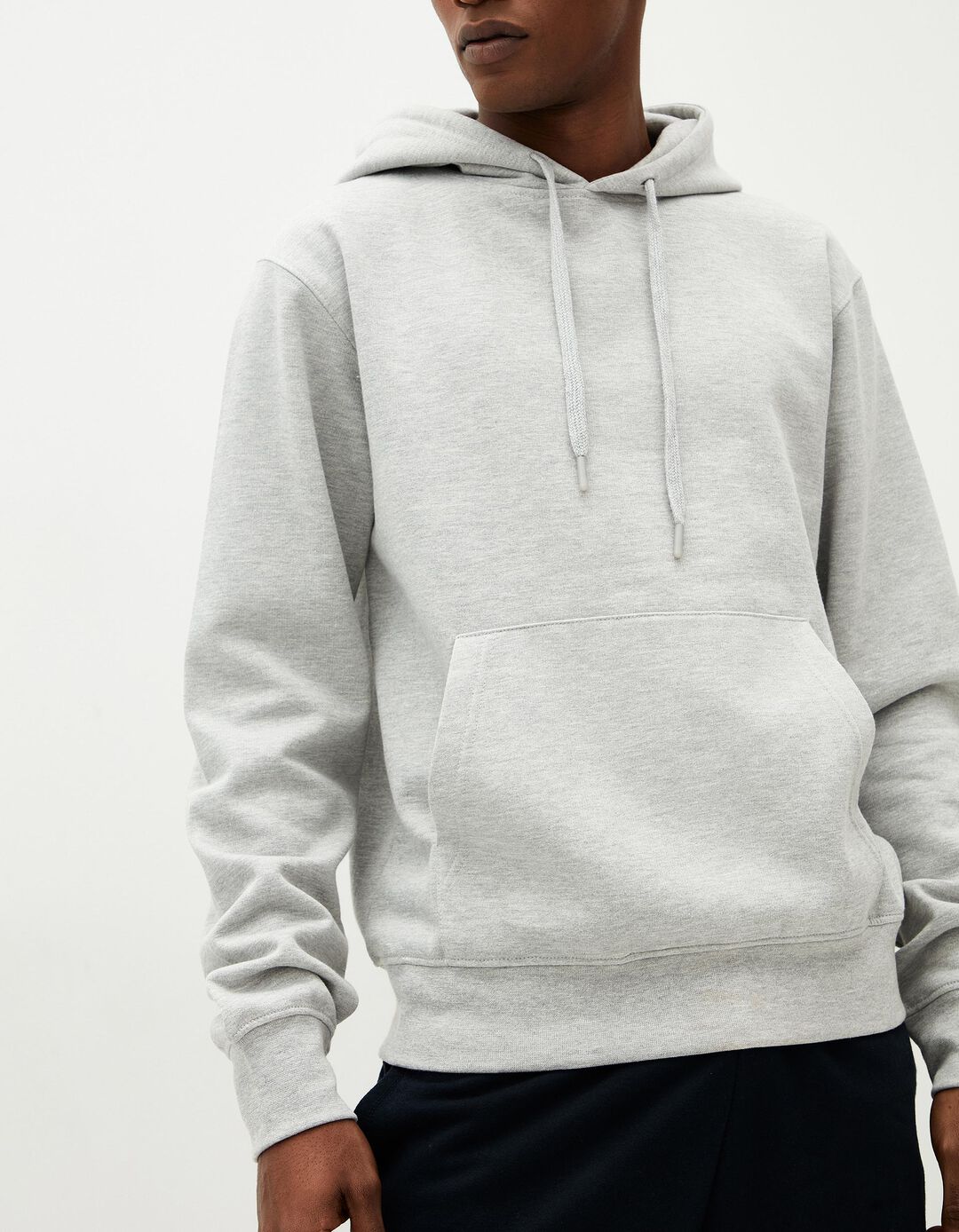 Sweatshirt de Felpa Capuz, Homem, Cinzento Claro