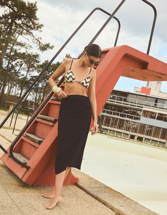 Comprar Online Saia Midi, Mulher, Preto