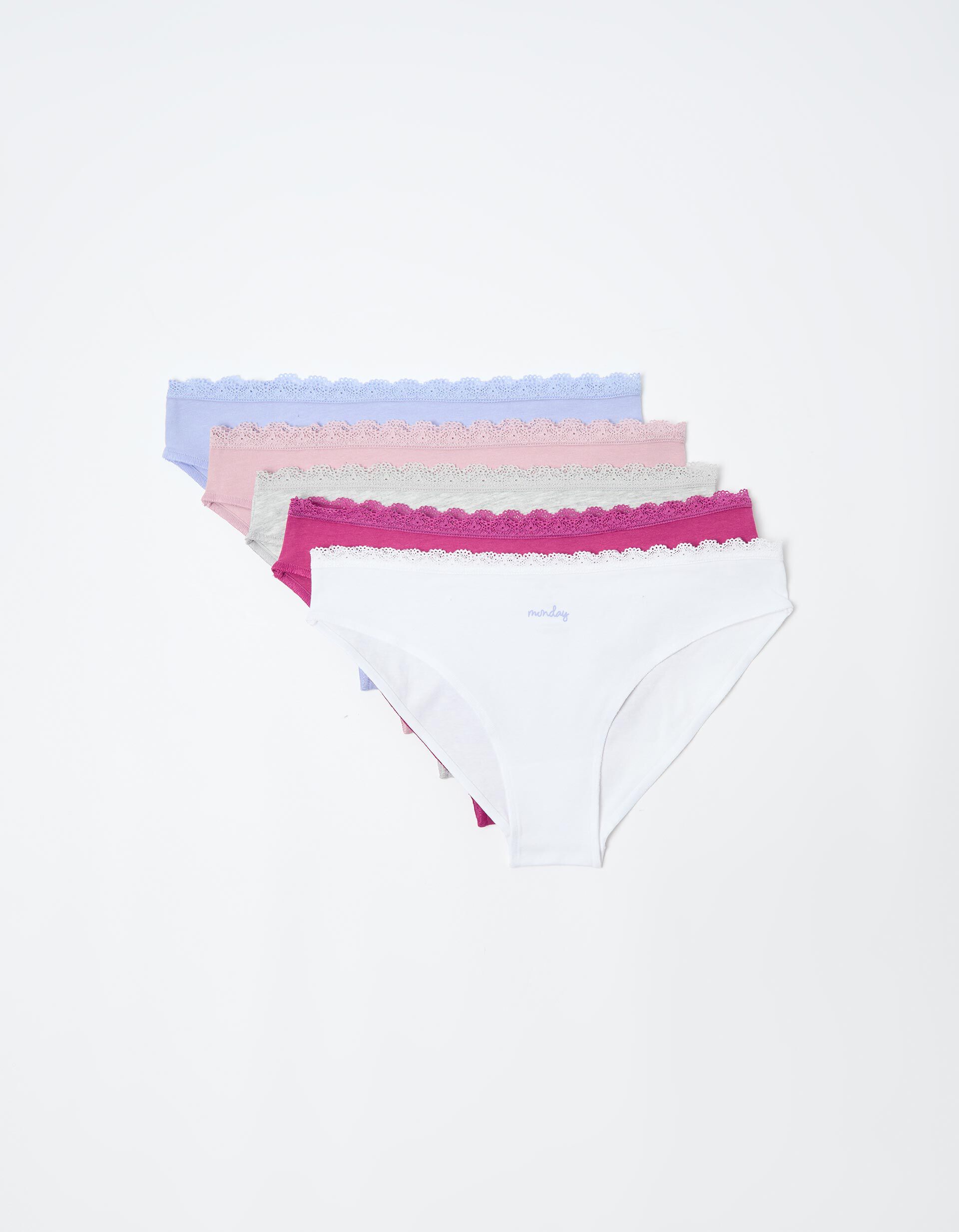 Comprar Online Pack 5 Cuecas, Mulher, Multicor