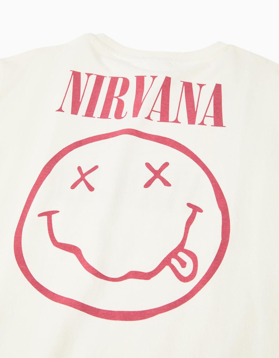 T-shirt 'Nirvana', Menina, Branco