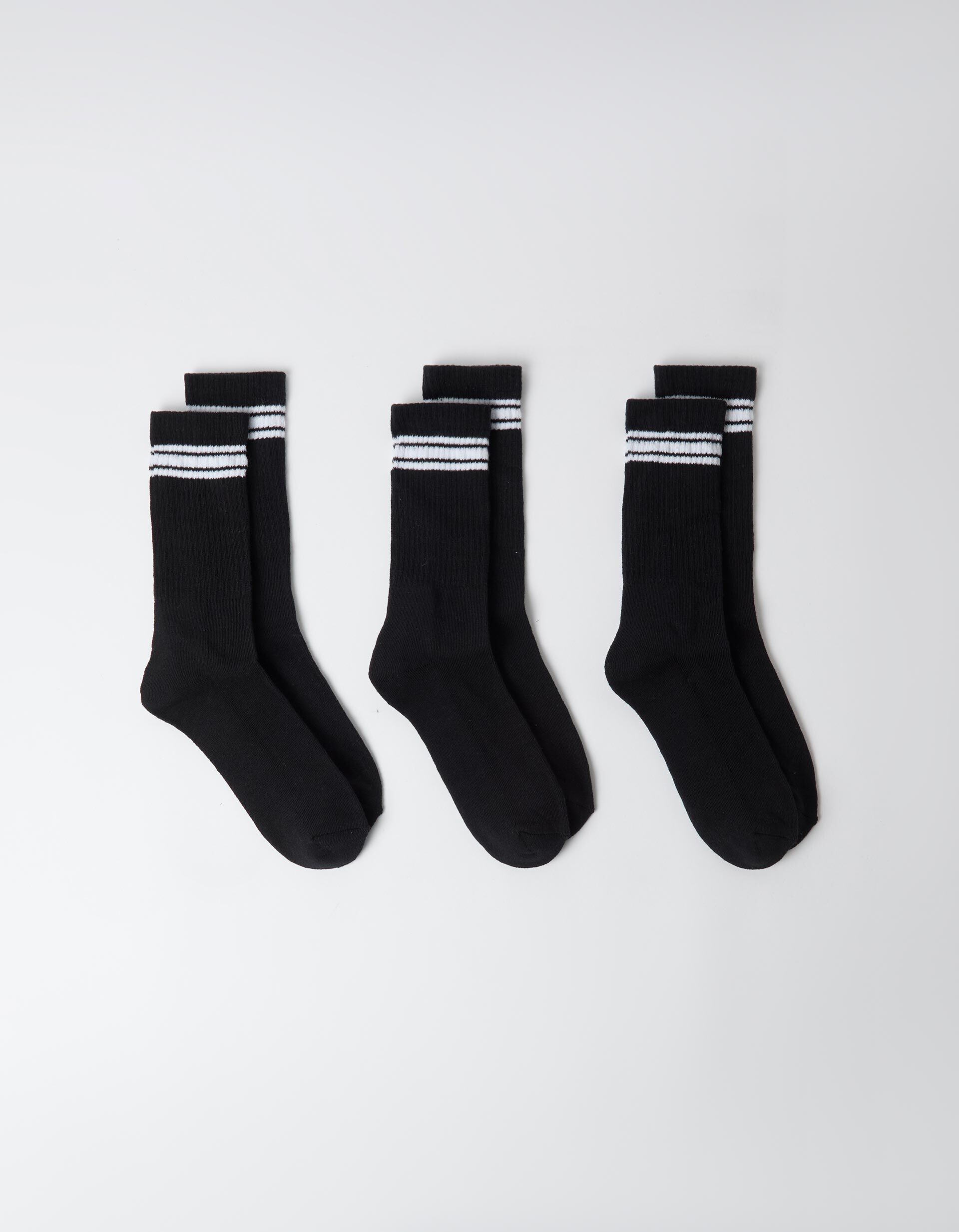 Comprar Online Pack 3 Meias Desportivas, Homem, Preto