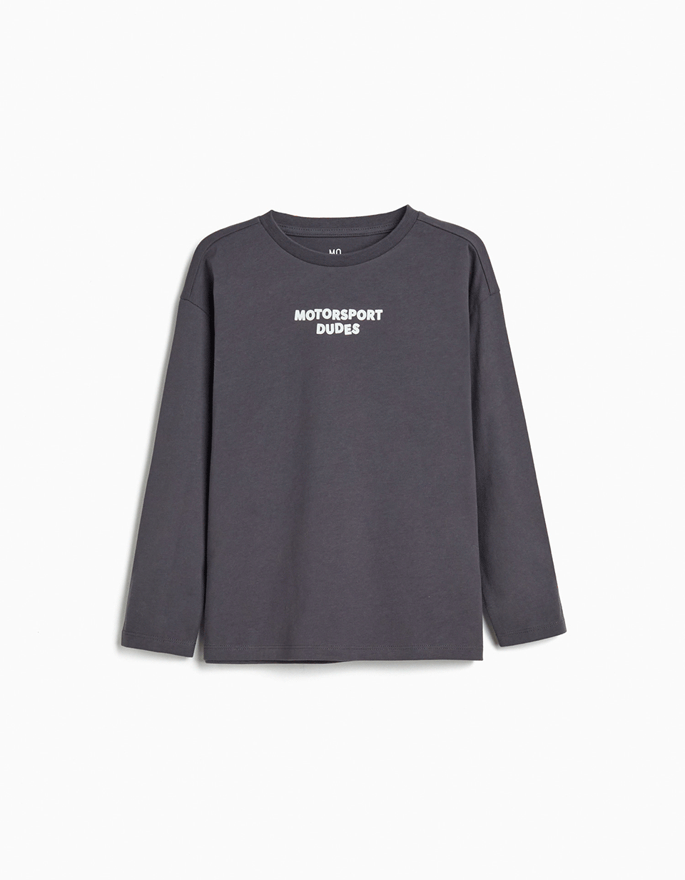 Comprar Online T-shirt de Manga Comprida, Menino, Cinzento Escuro