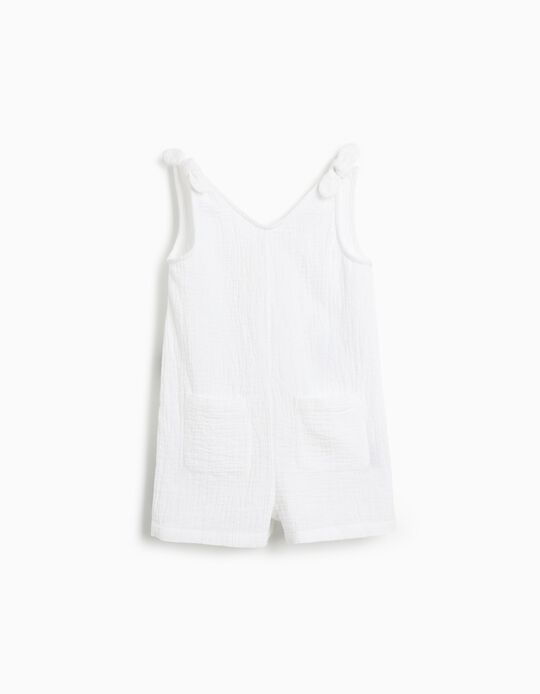 Comprar Online Macacão, Menina, Branco