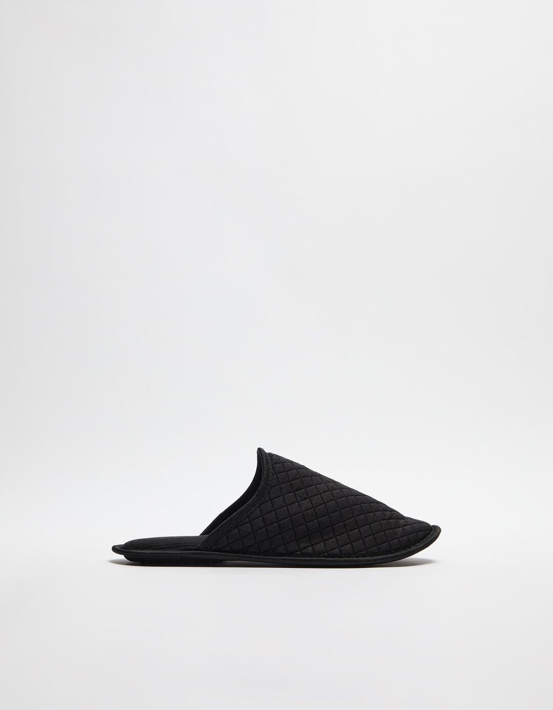 Chinelos de Quarto com Textura, Homem, Preto 