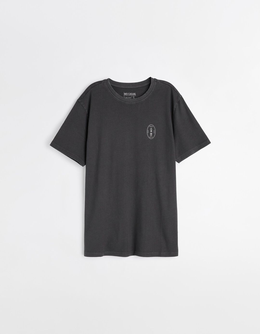 T-shirt, Homem, Cinzento Escuro