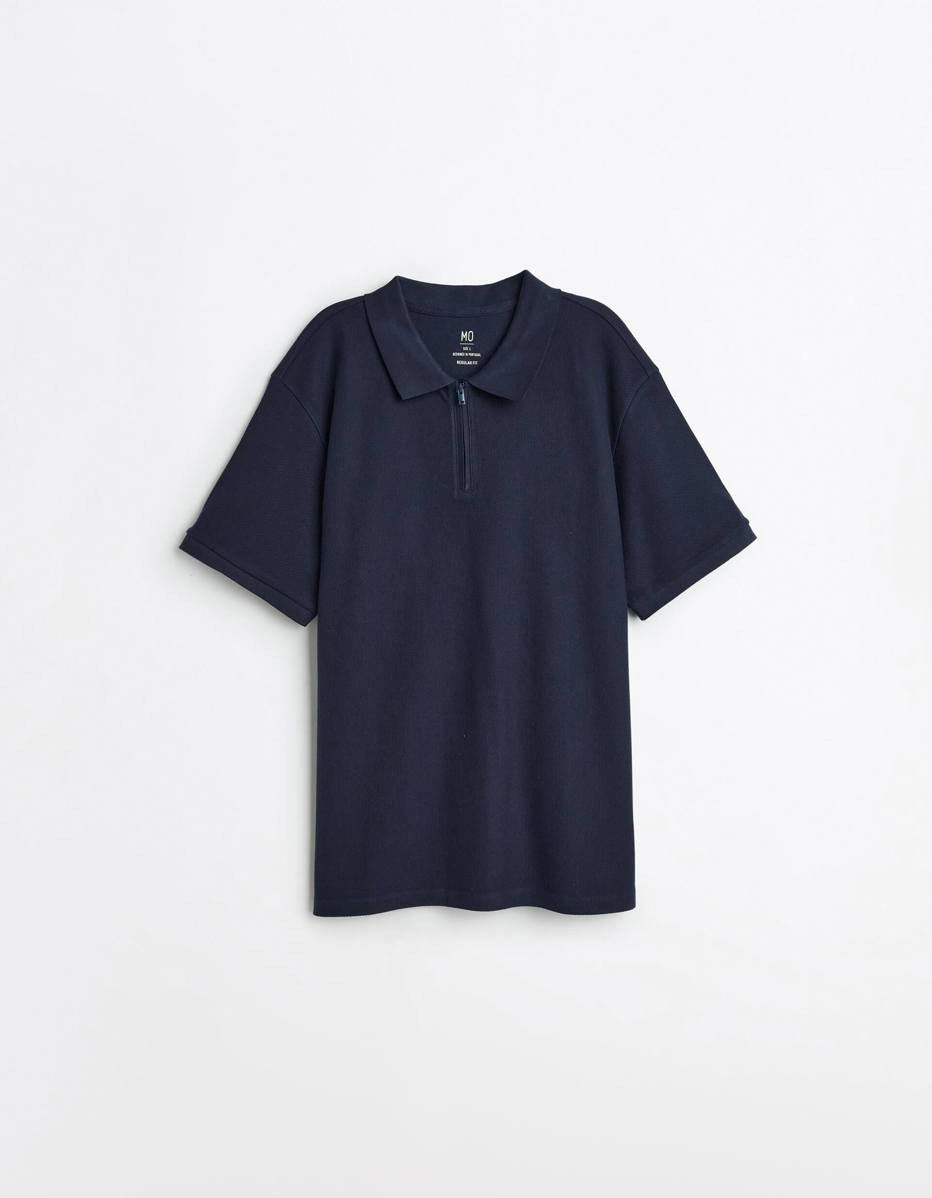 Comprar Online Polo com Fecho, Homem, Azul Escuro
