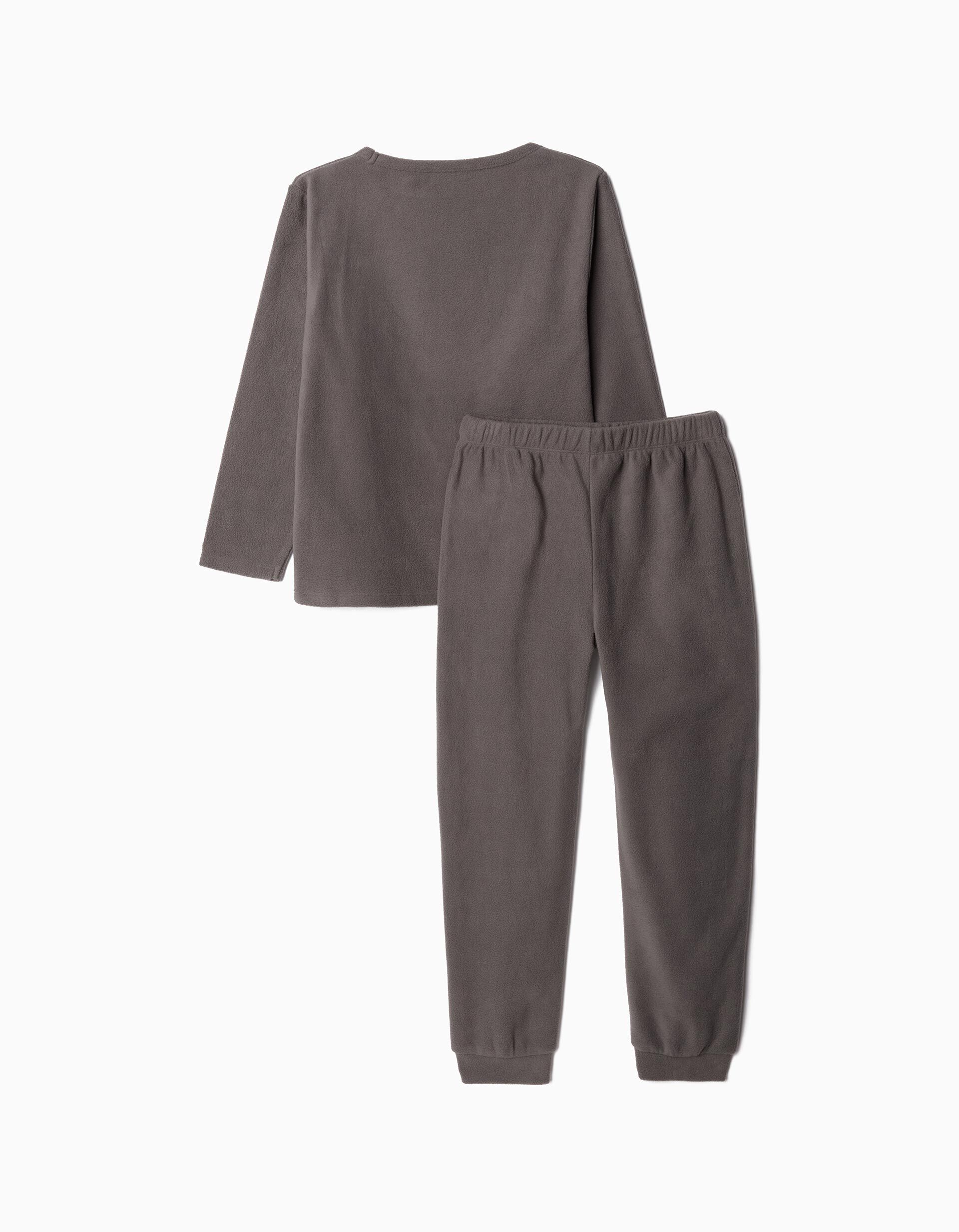 Comprar Online Pijama Polar, Menino, Cinzento Escuro