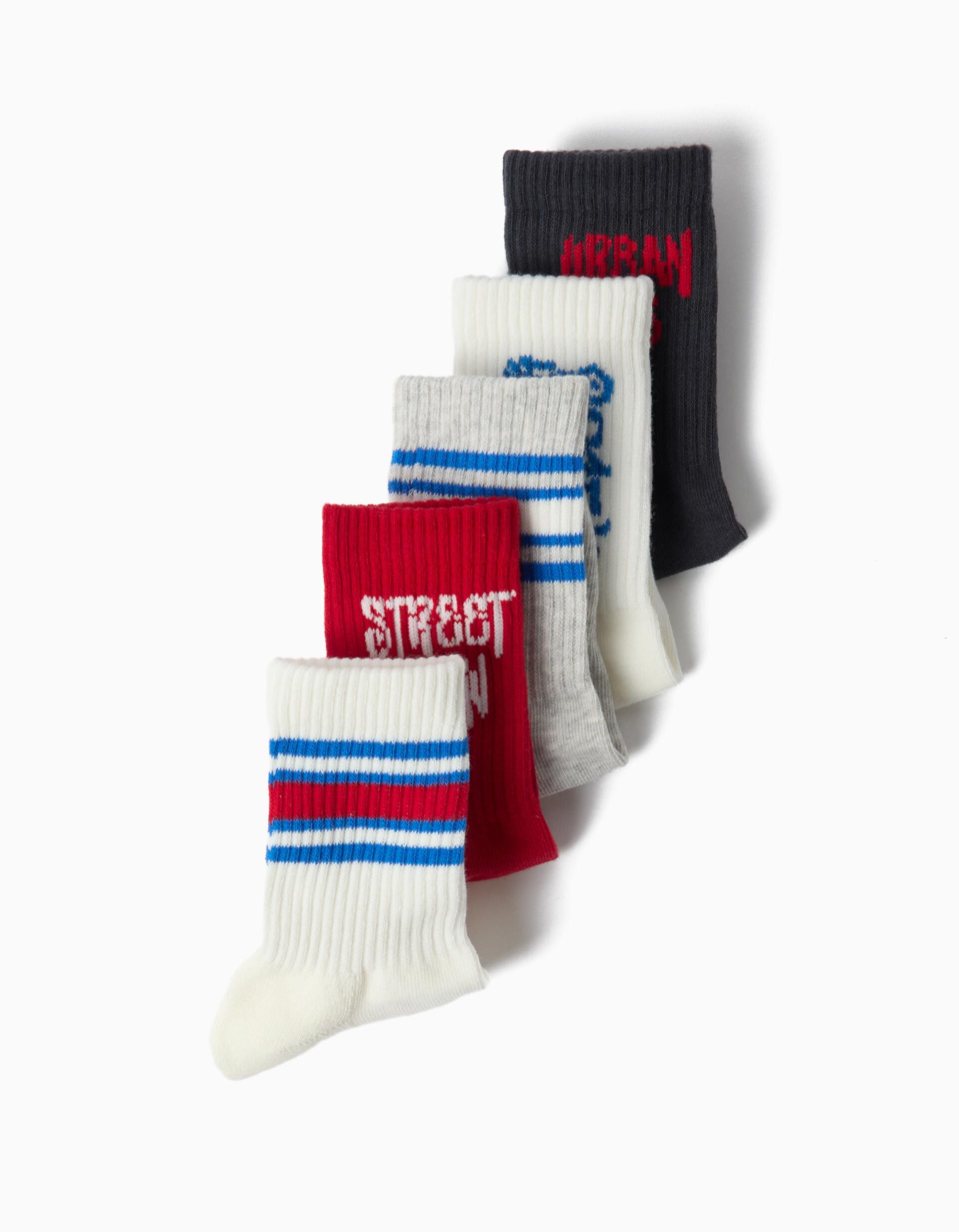 Comprar Online Pack 5 Pares De Meias, Menino, Multicolor