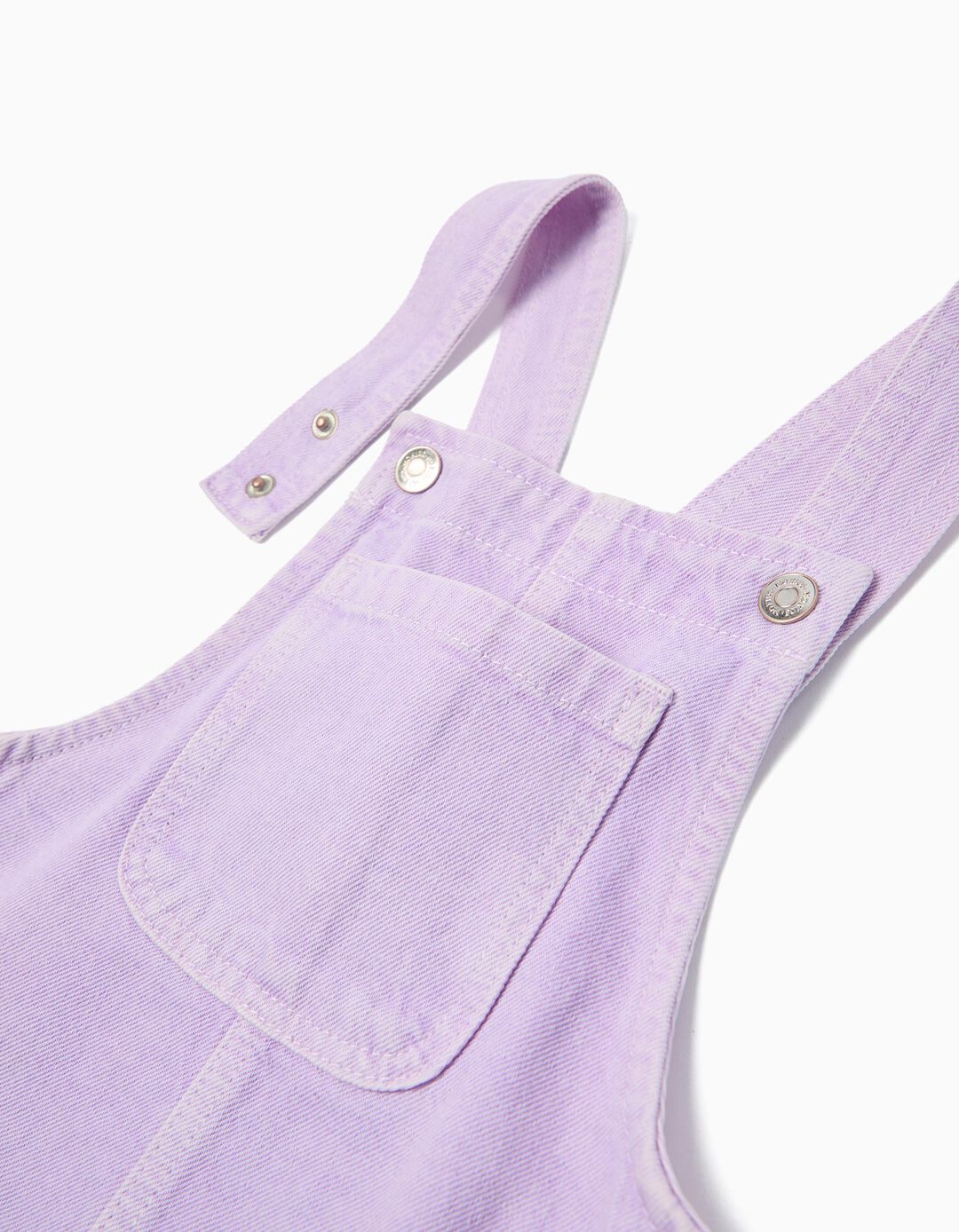 Saia Jardineira, Menina, Roxo Claro