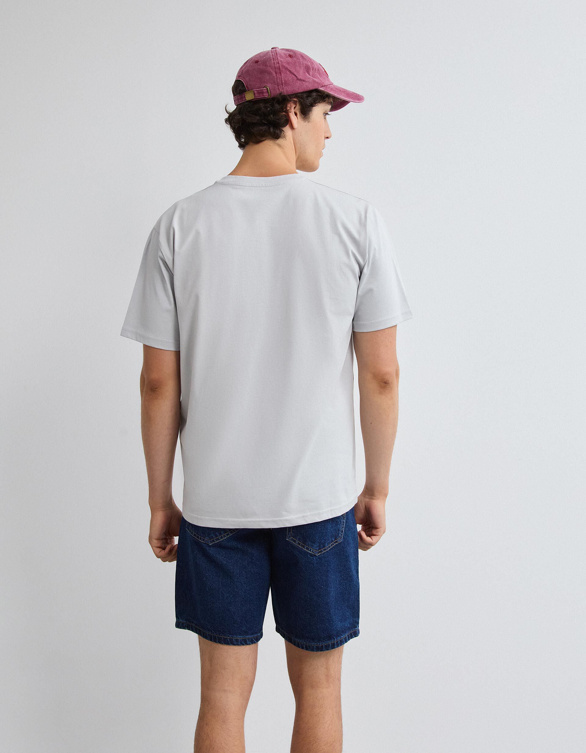 Comprar Online T-shirt Jersey Estampada, Homem, Azul