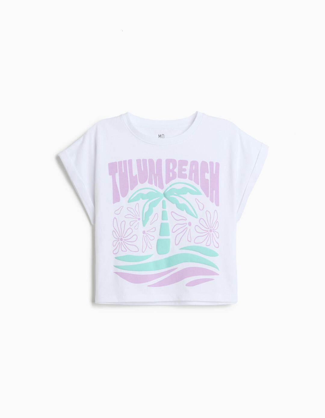 T-shirt Estampado, Menina, Branco