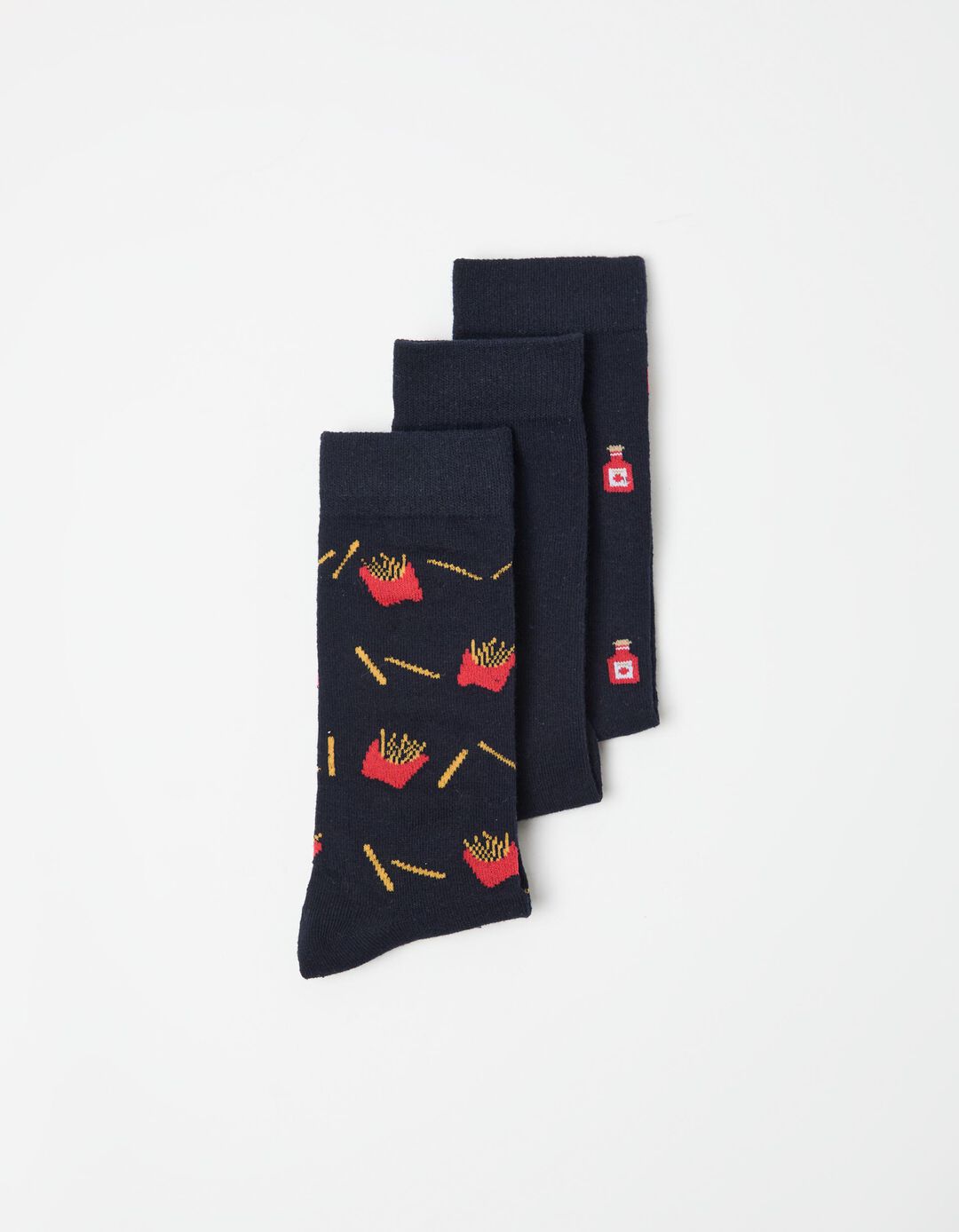 Pack 3 Pares de Meias, Homem, Azul Escuro