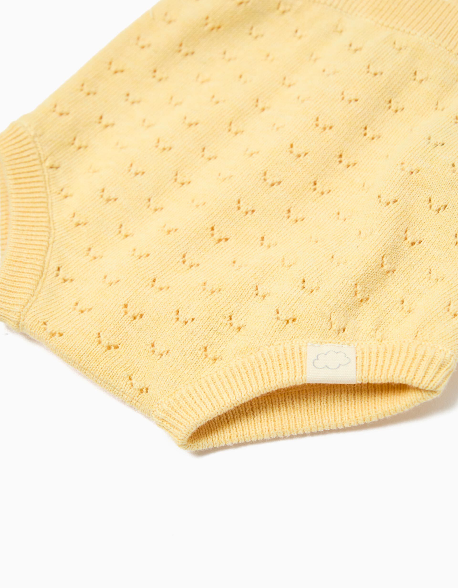 Comprar Online Cal&ccedil;&otilde;es de Malha, Rec&eacute;m-Nascido, Amarelo Claro