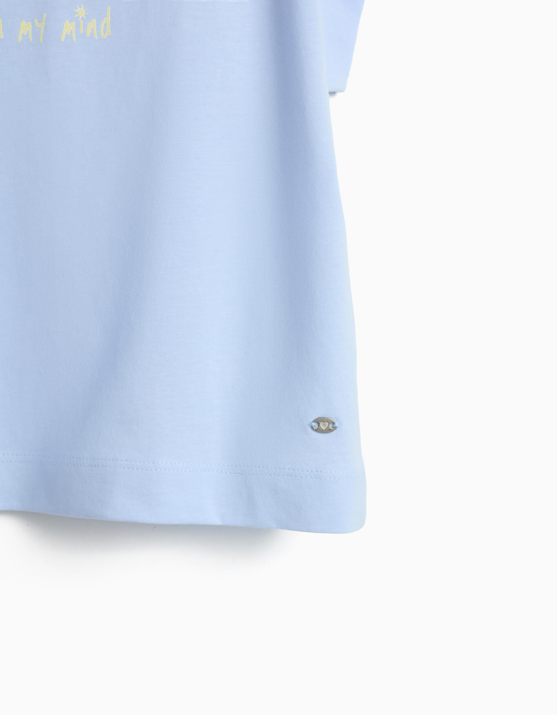 Comprar Online T-shirt Estampada, Menina, Azul Claro