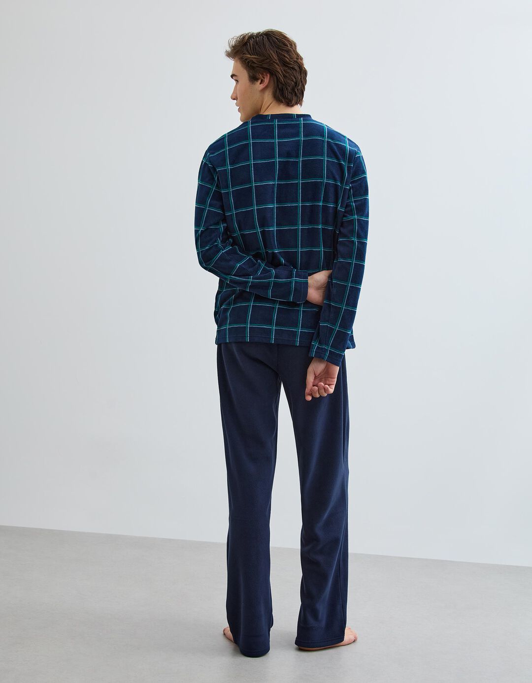 Pijama Polar, Homem, Azul Escuro