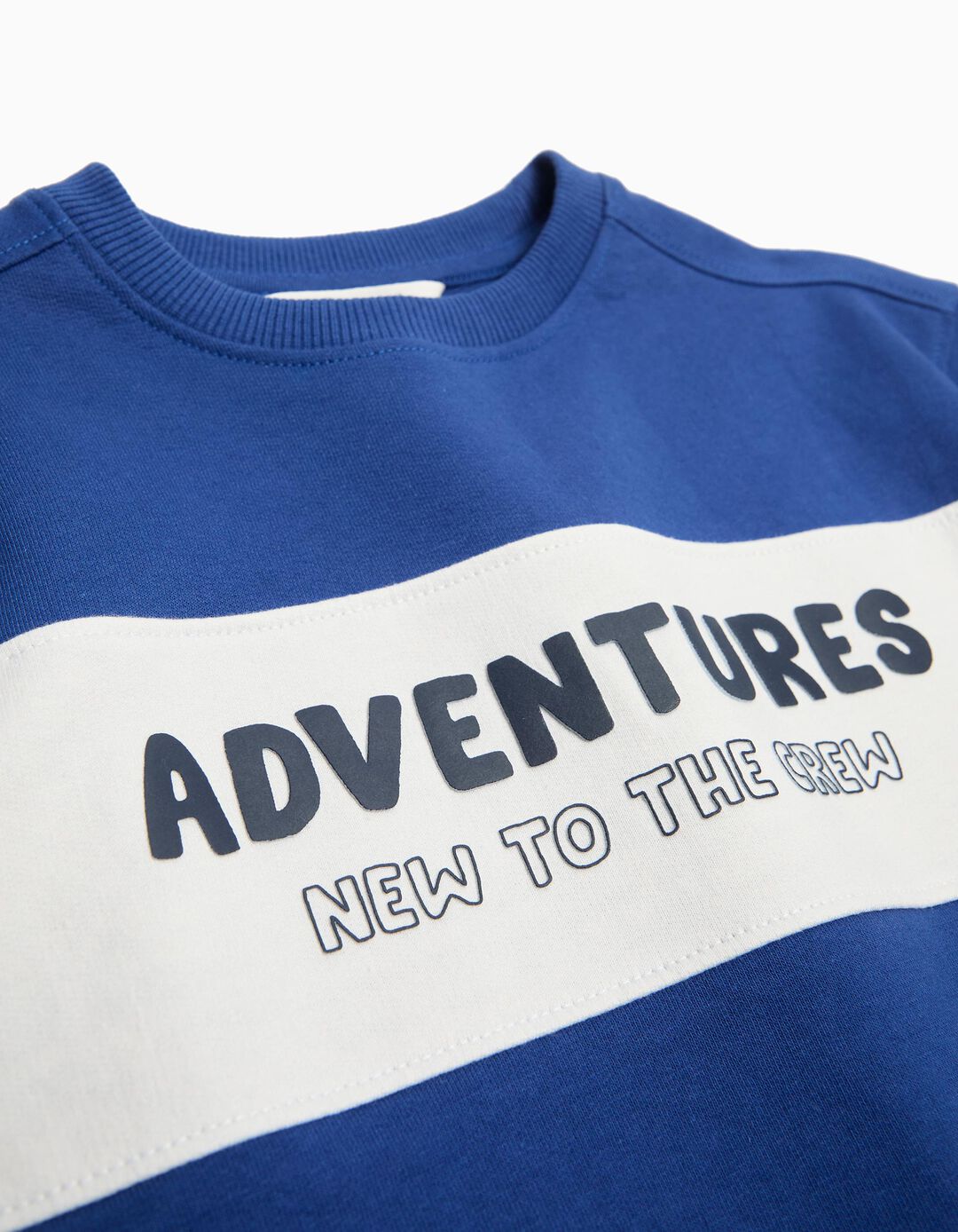Sweatshirt de Felpa, Menino, Azul Escuro