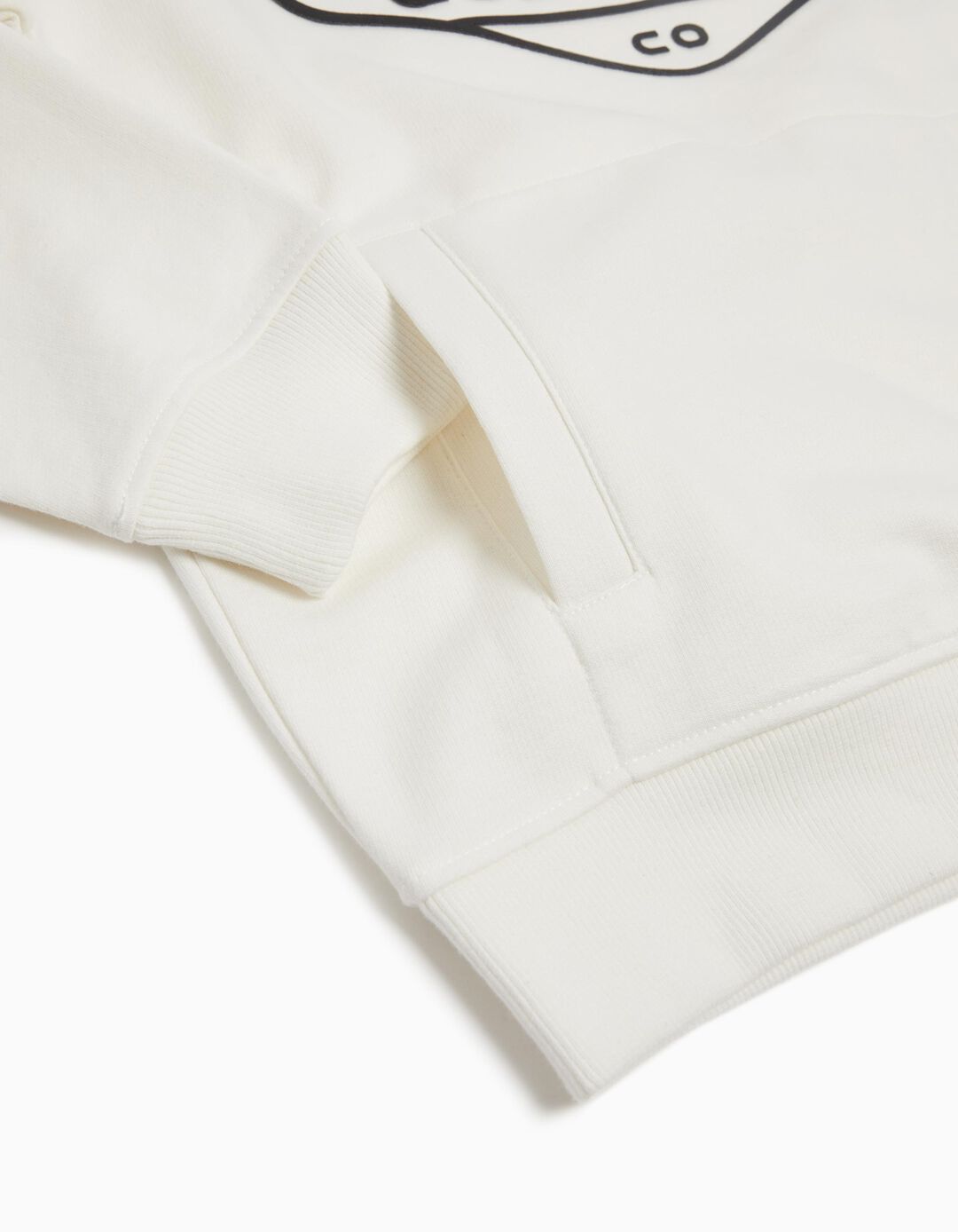 Sweatshirt de Felpa Estampado, Menino, Branco