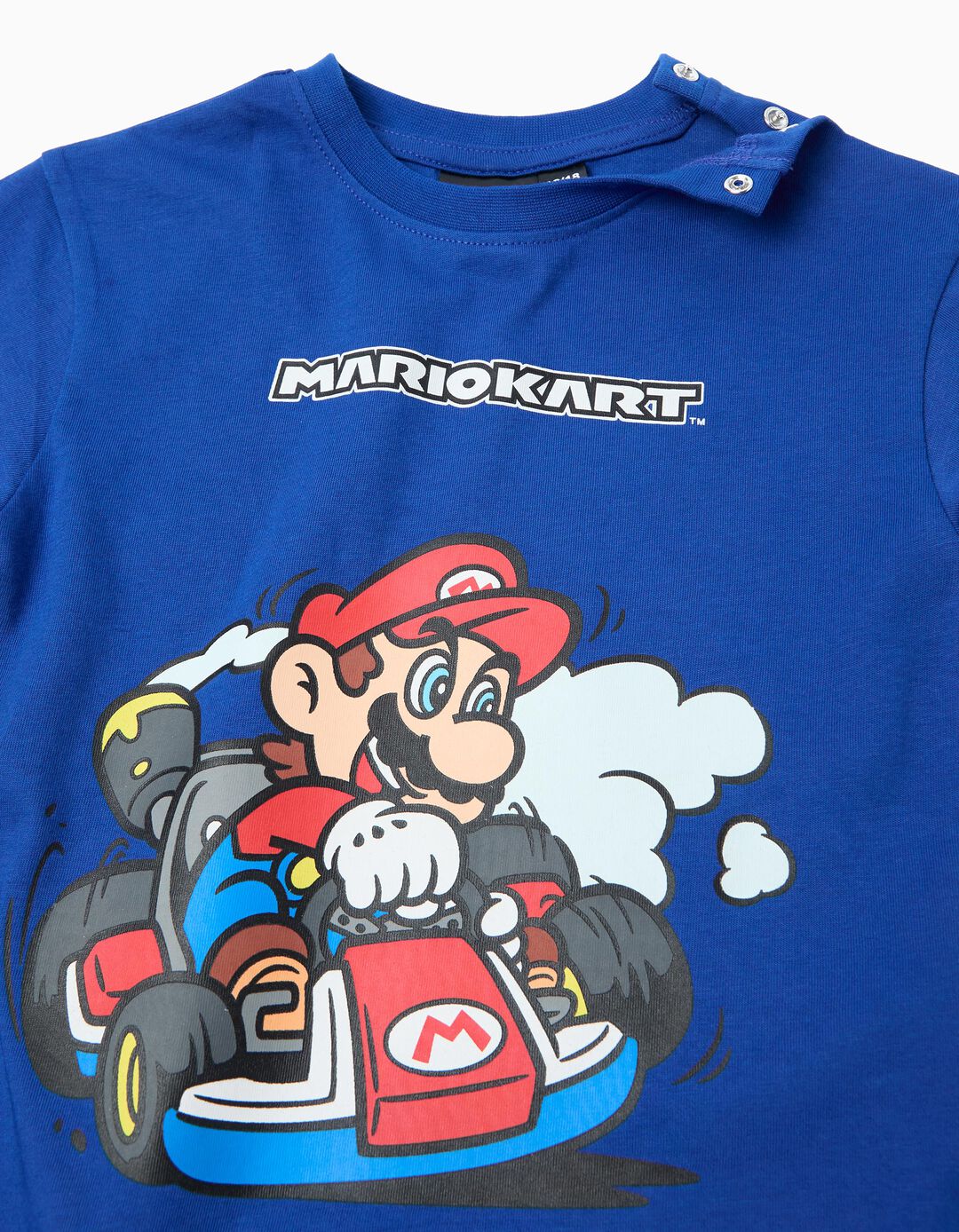 T-shirt de Manga Comprida 'Super Mario', Menino, Azul