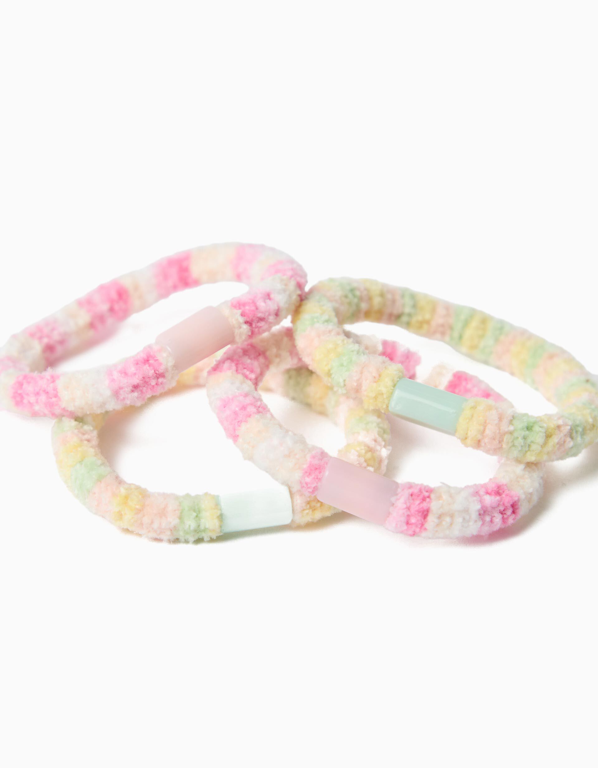 Comprar Online Pack 4 El&aacute;sticos, Menina, Multicor