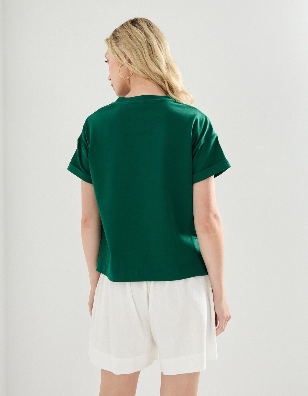 T-shirt, Mulher, Verde