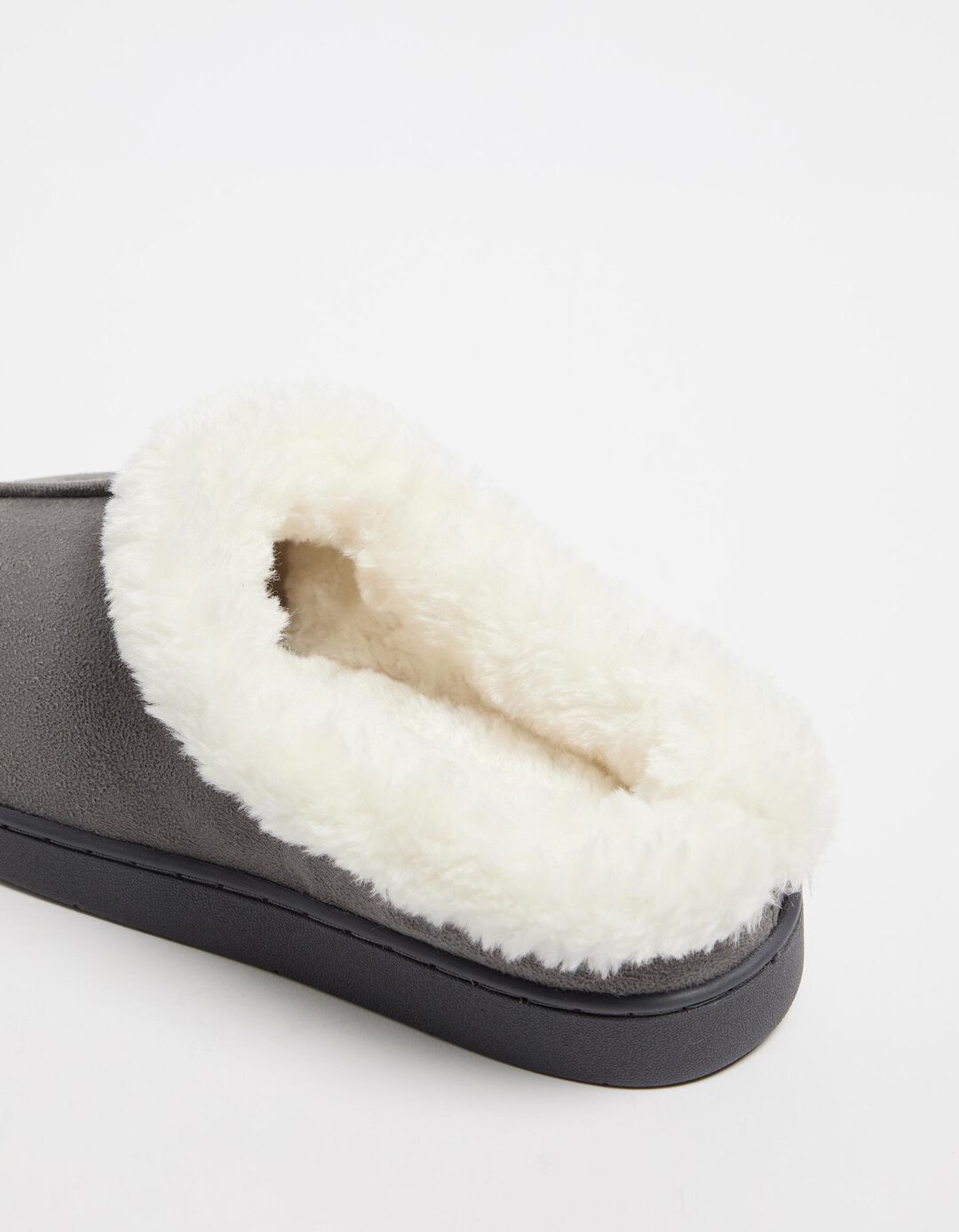 Chinelos Interior Sherpa, Mulher, Cinzento