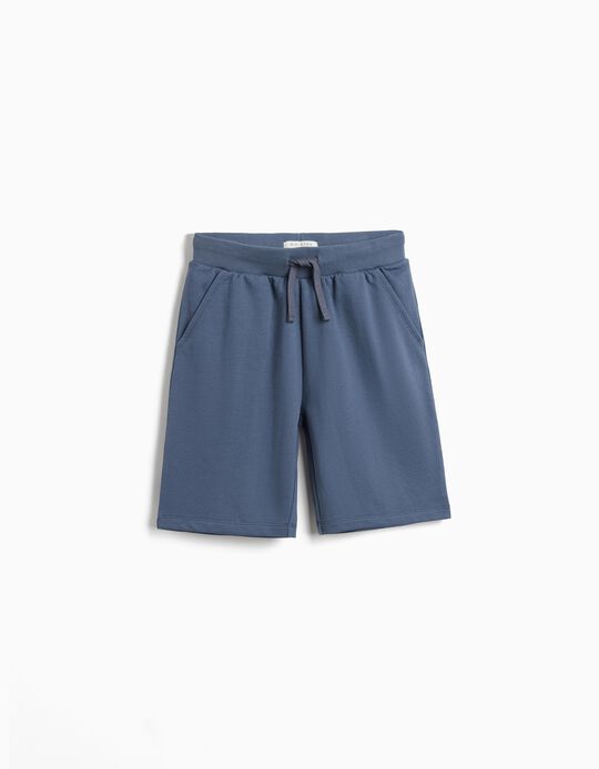 Comprar Online Calções Fleece, Menino, Azul
