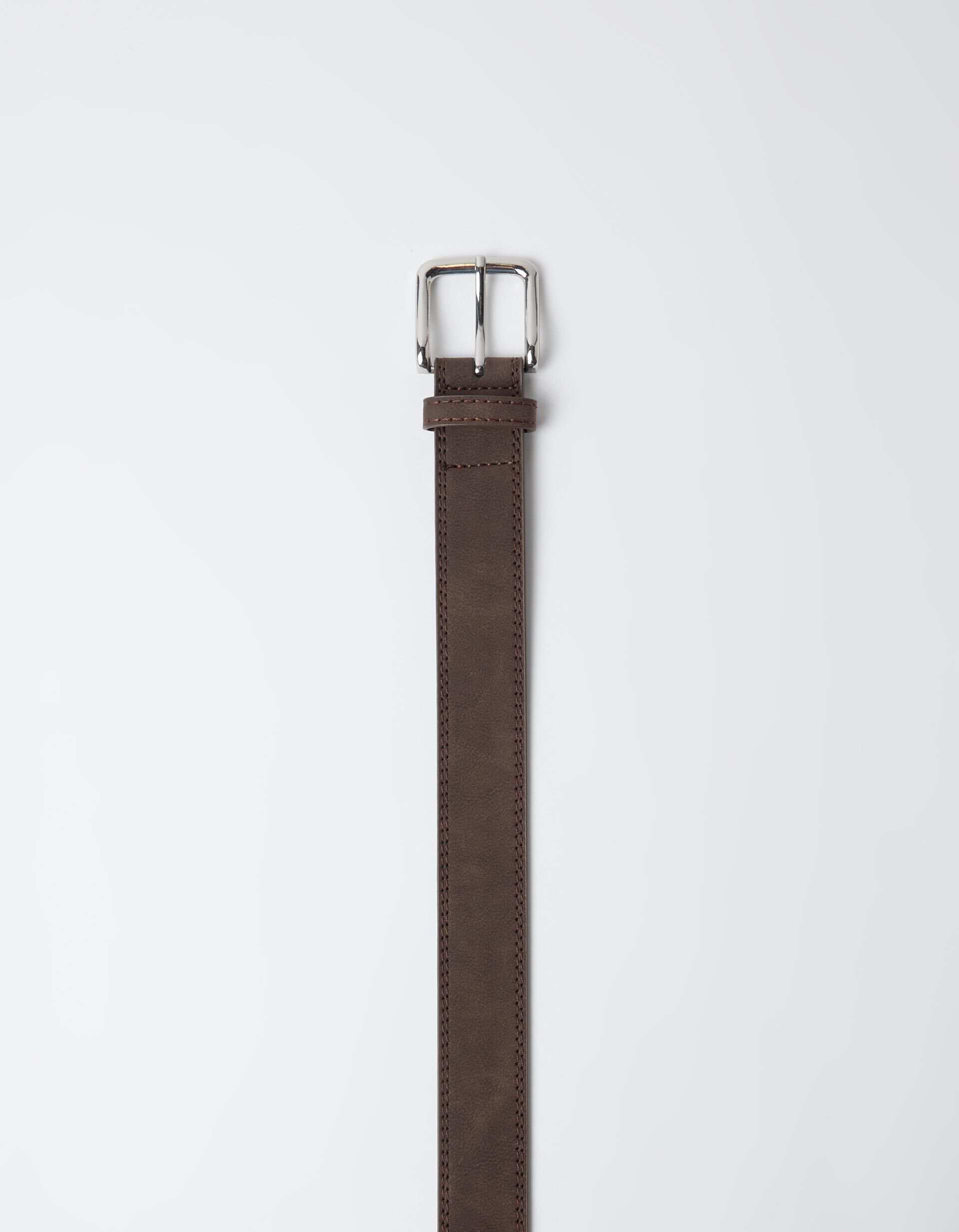 Comprar Online Cinto Efeito Lavado, Homem, Castanho 