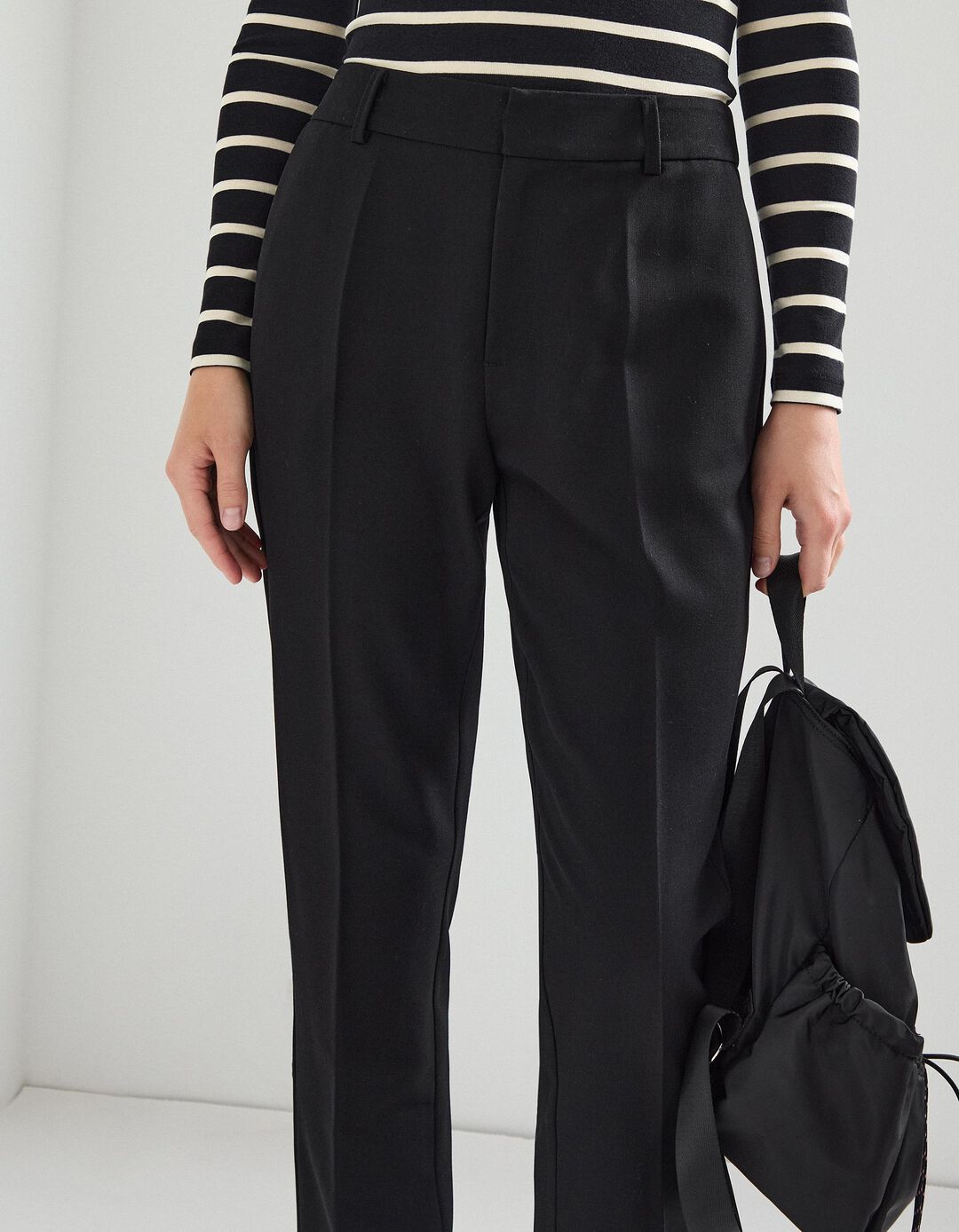 Calças Tailored, Mulher, Preto