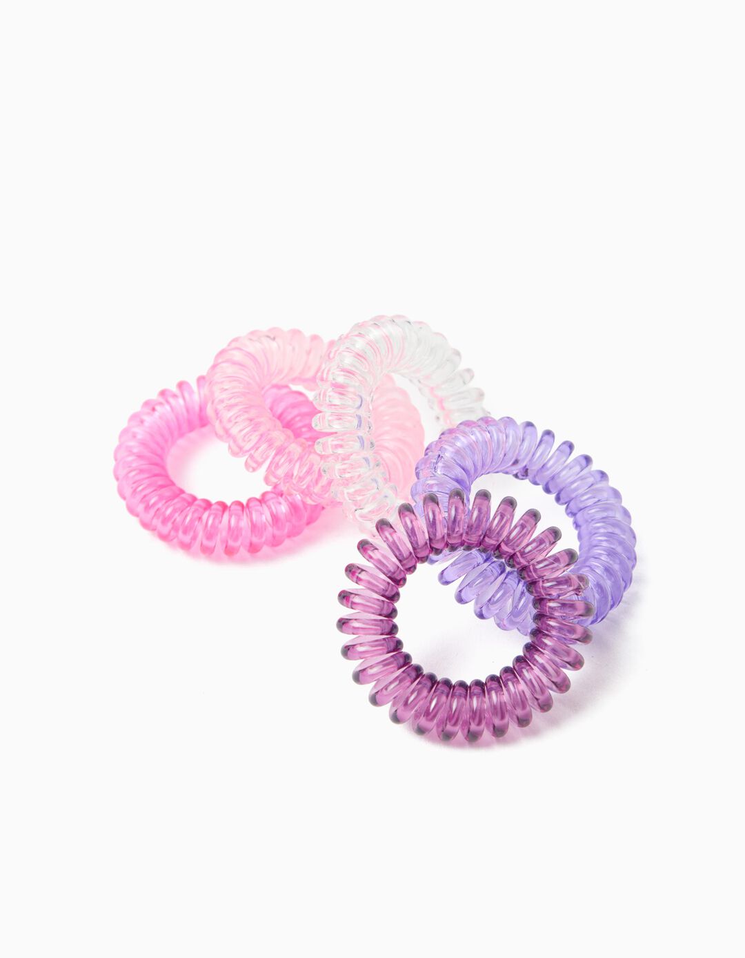 Pack 5 El&aacute;sticos de Cabelo, Menina, Multicor