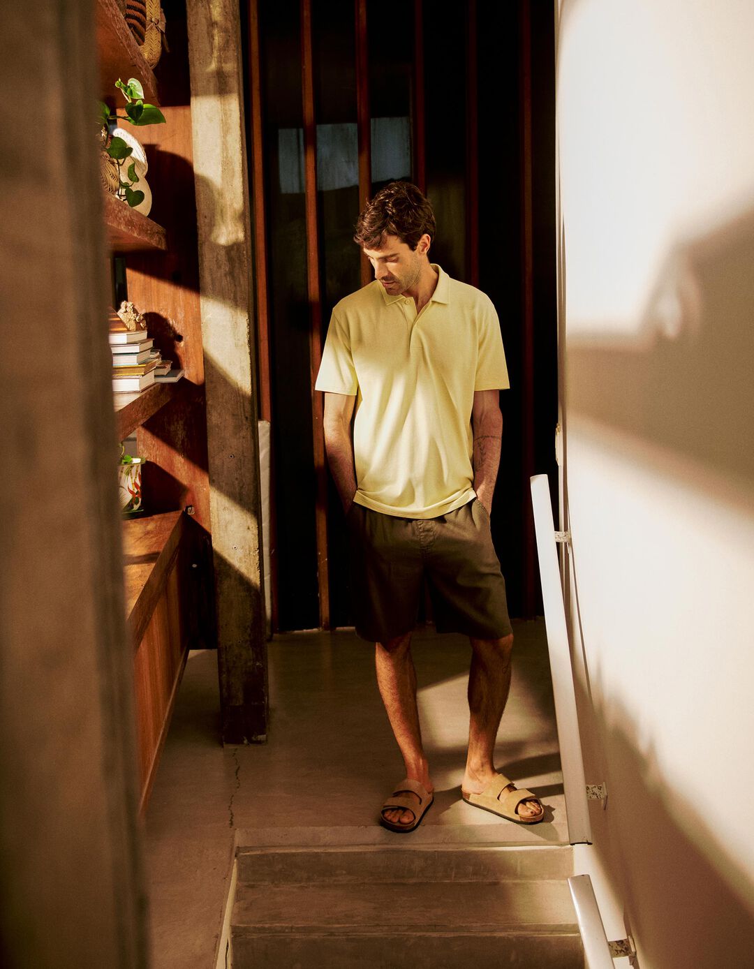 Cal&ccedil;&otilde;es, Homem, Verde Escuro