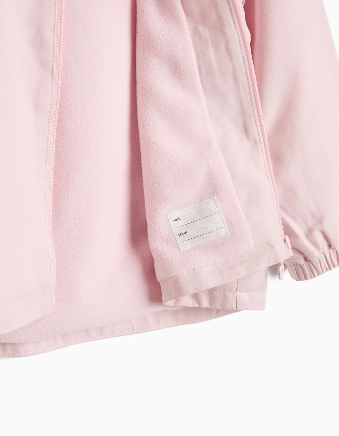 Parka Com Capuz, Menina, Rosa Claro