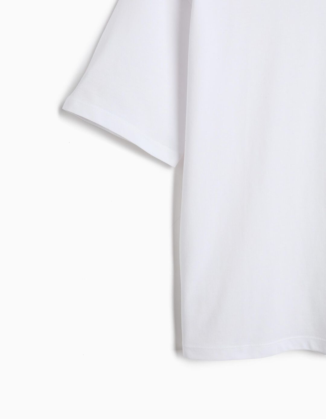 T-shirt Estampada 'Loose Fit', Menino, Branco