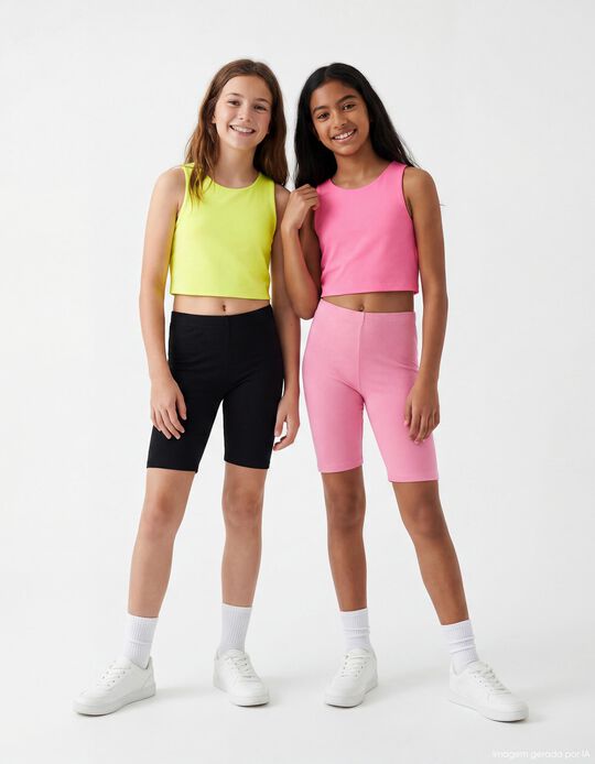 Comprar Online Pack 2 Leggings, Menina, Rosa