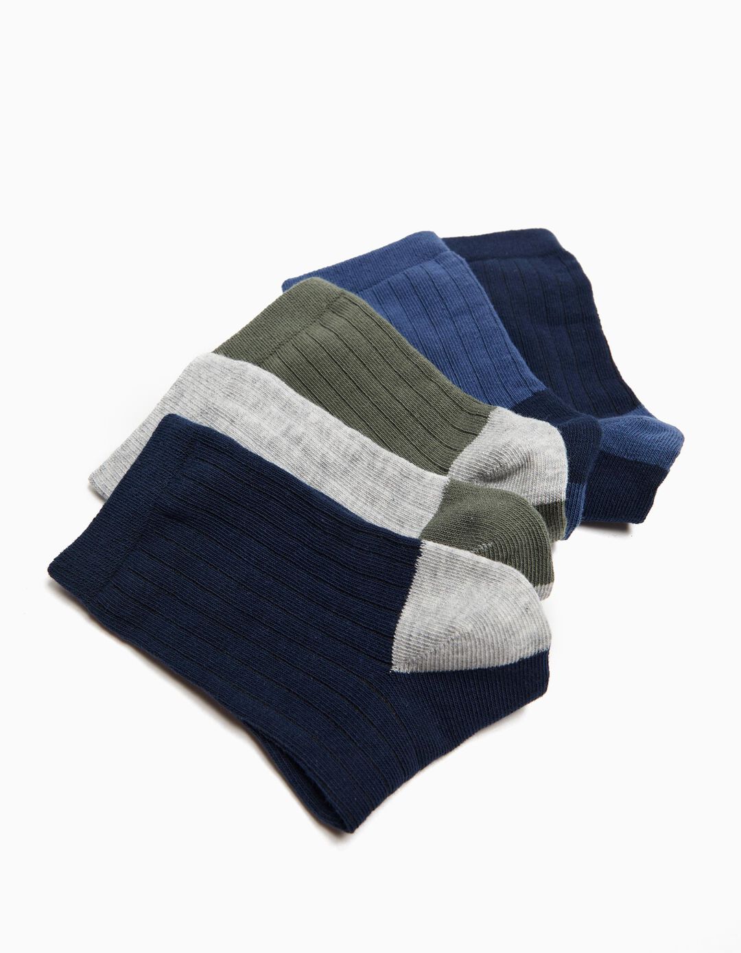 Pack 5 Pares de Meias Altas, Menino, Multicor