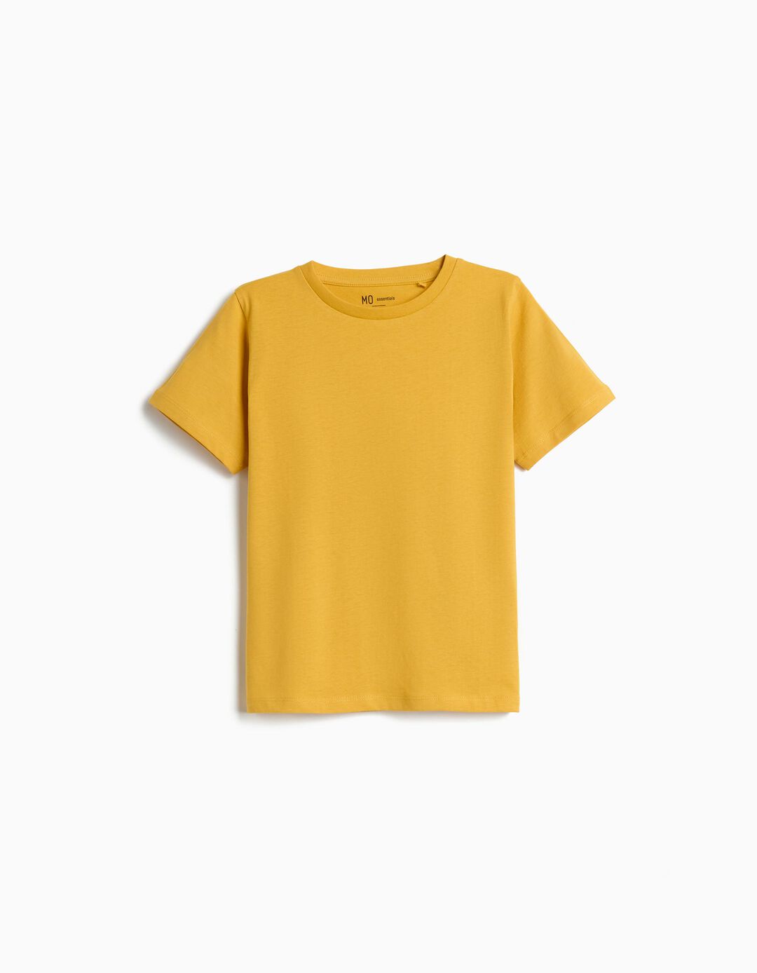 T-shirt Manga Curta, Menino, Amarelo