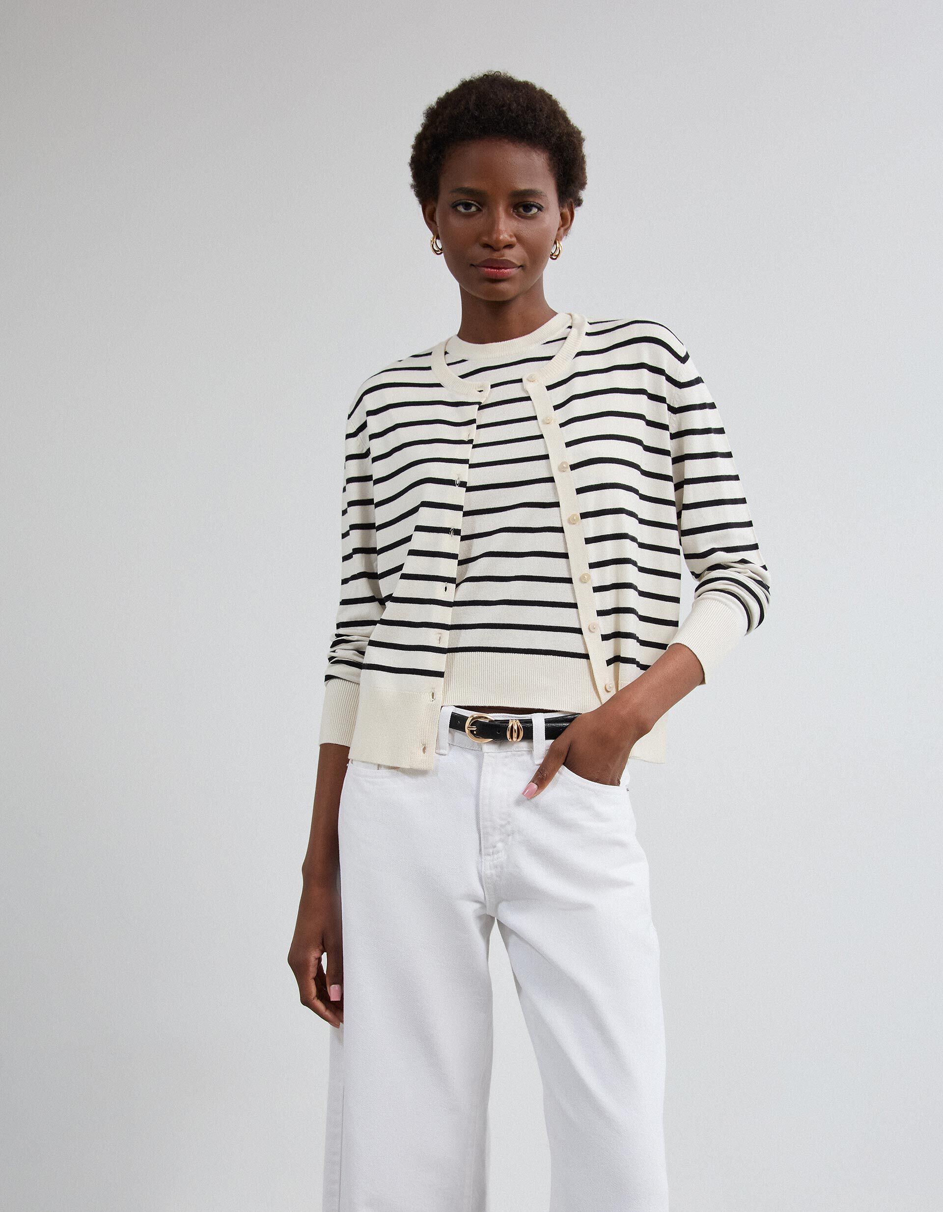 Comprar Online Casaco De Malha, Mulher, Cru