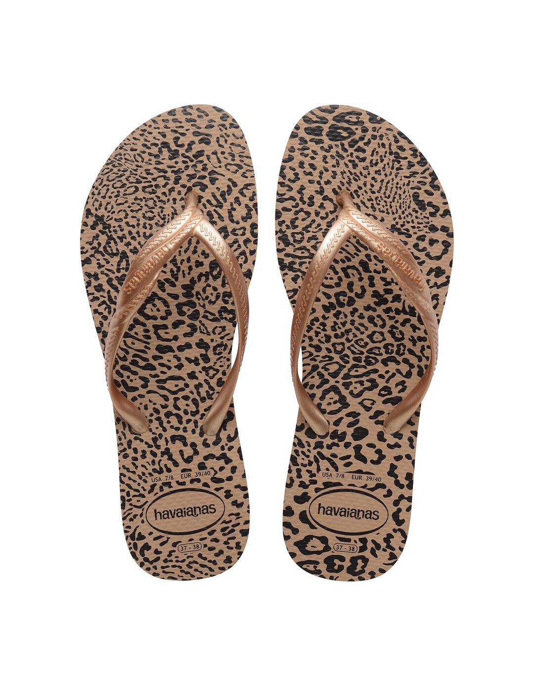 Chinelos Havaianas Fantasia, Mulher, Dourado