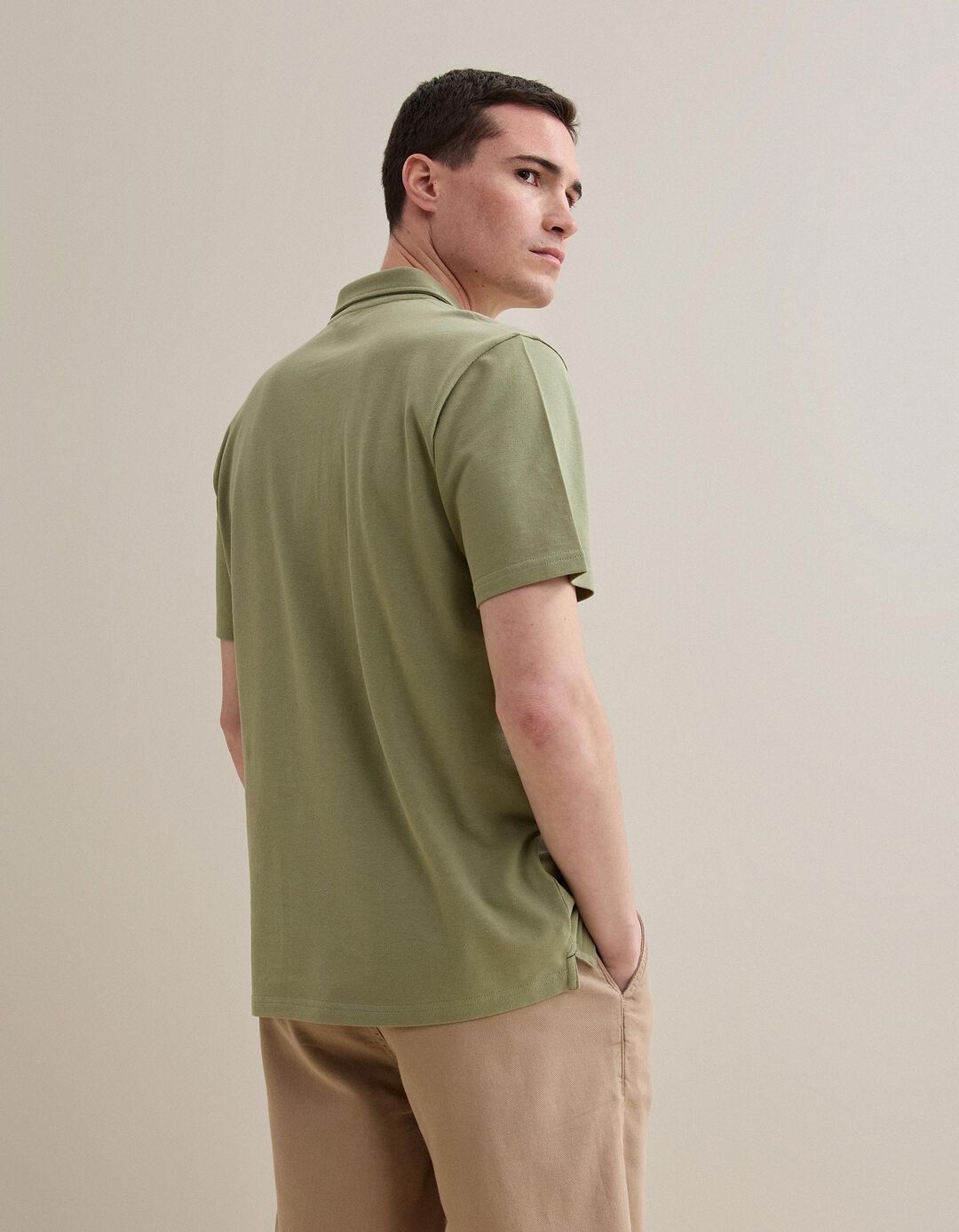 Polo Piquet, Homem, Verde