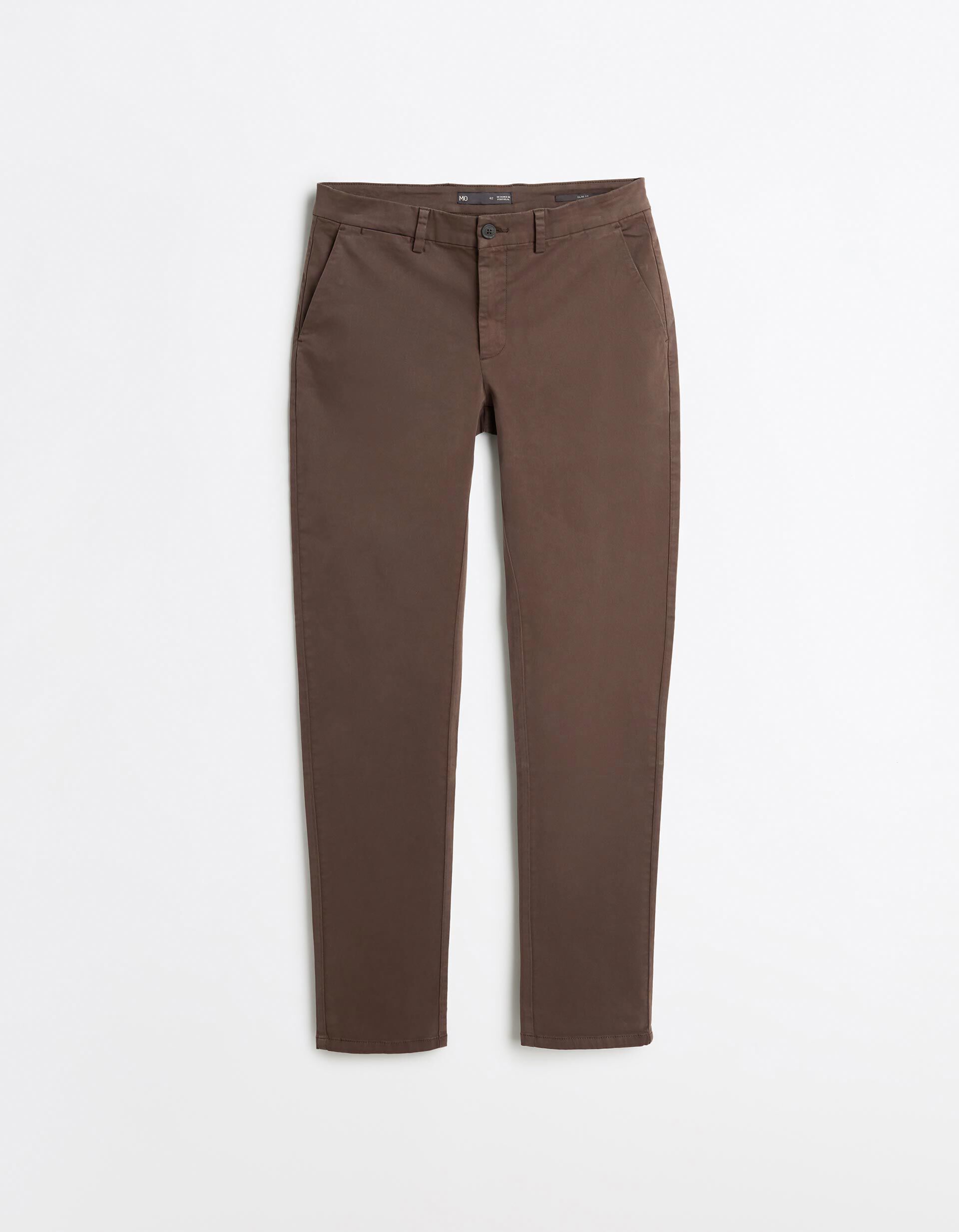 Comprar Online Cal&ccedil;as Chino Slim, Homem, Castanho