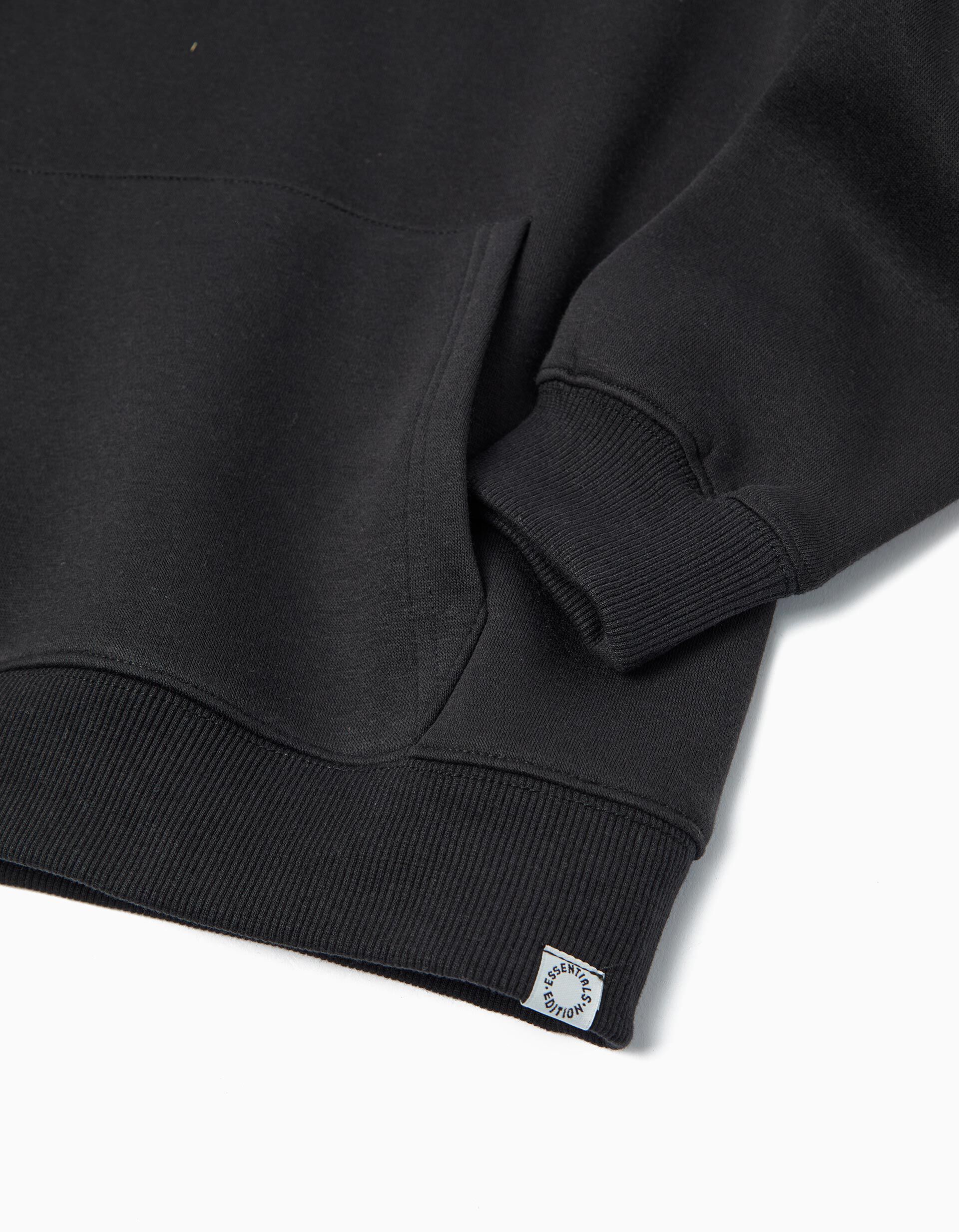 Comprar Online Sweatshirt com Capuz, Menino, Preto